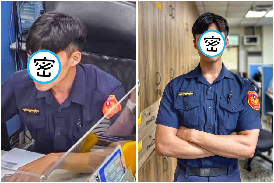 高雄市府警察局近日推廣視訊報案App，意外讓帥員警引發討論，大票網友更是留言敲碗，希望能得到這名員警的聯絡方式。（翻攝自高雄市政府警察局臉書）