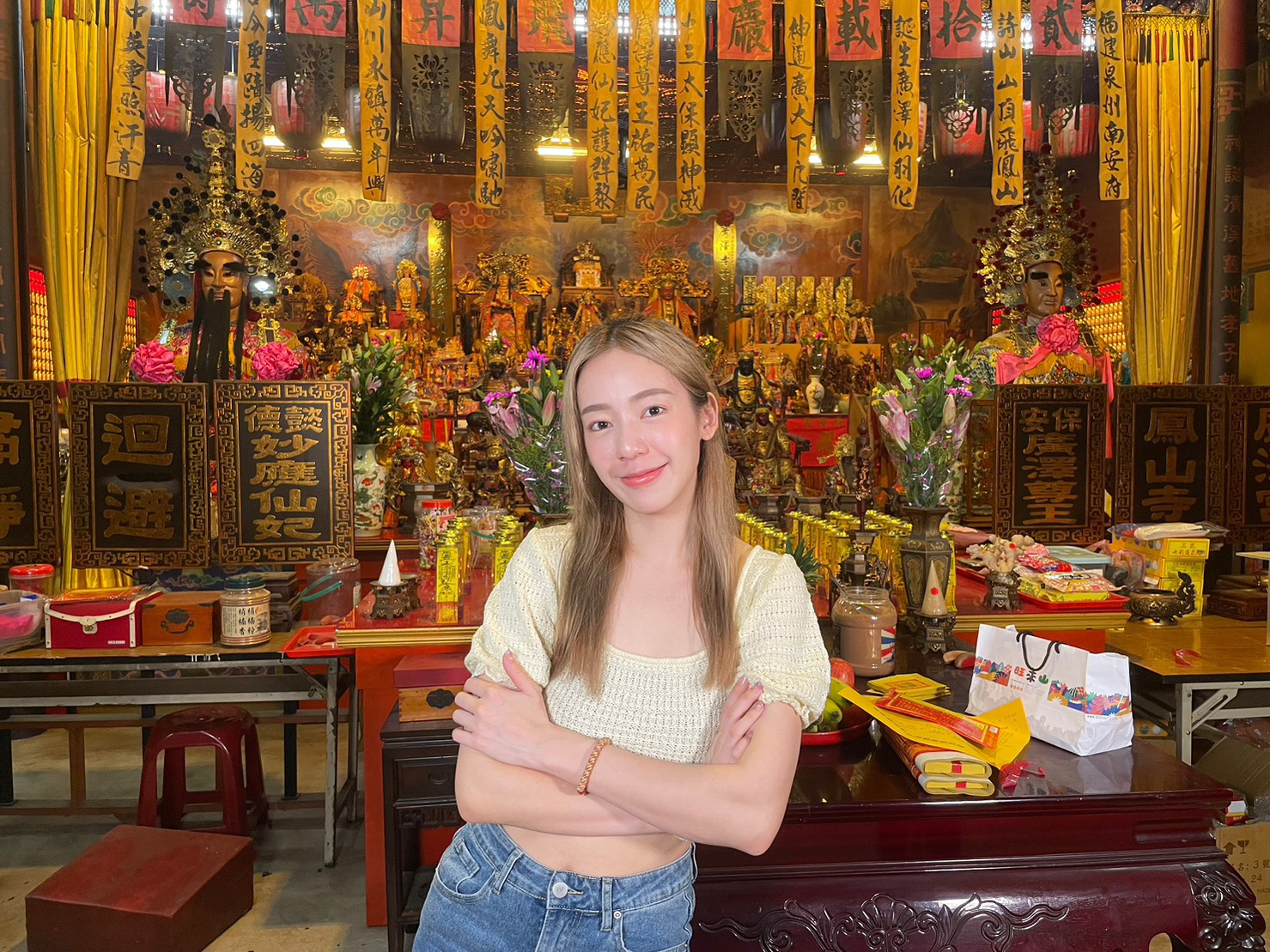 象迷娘陳天仁自認和土地公有緣，需要祈求大事件就會發願都很靈驗。（17LIVE提供）