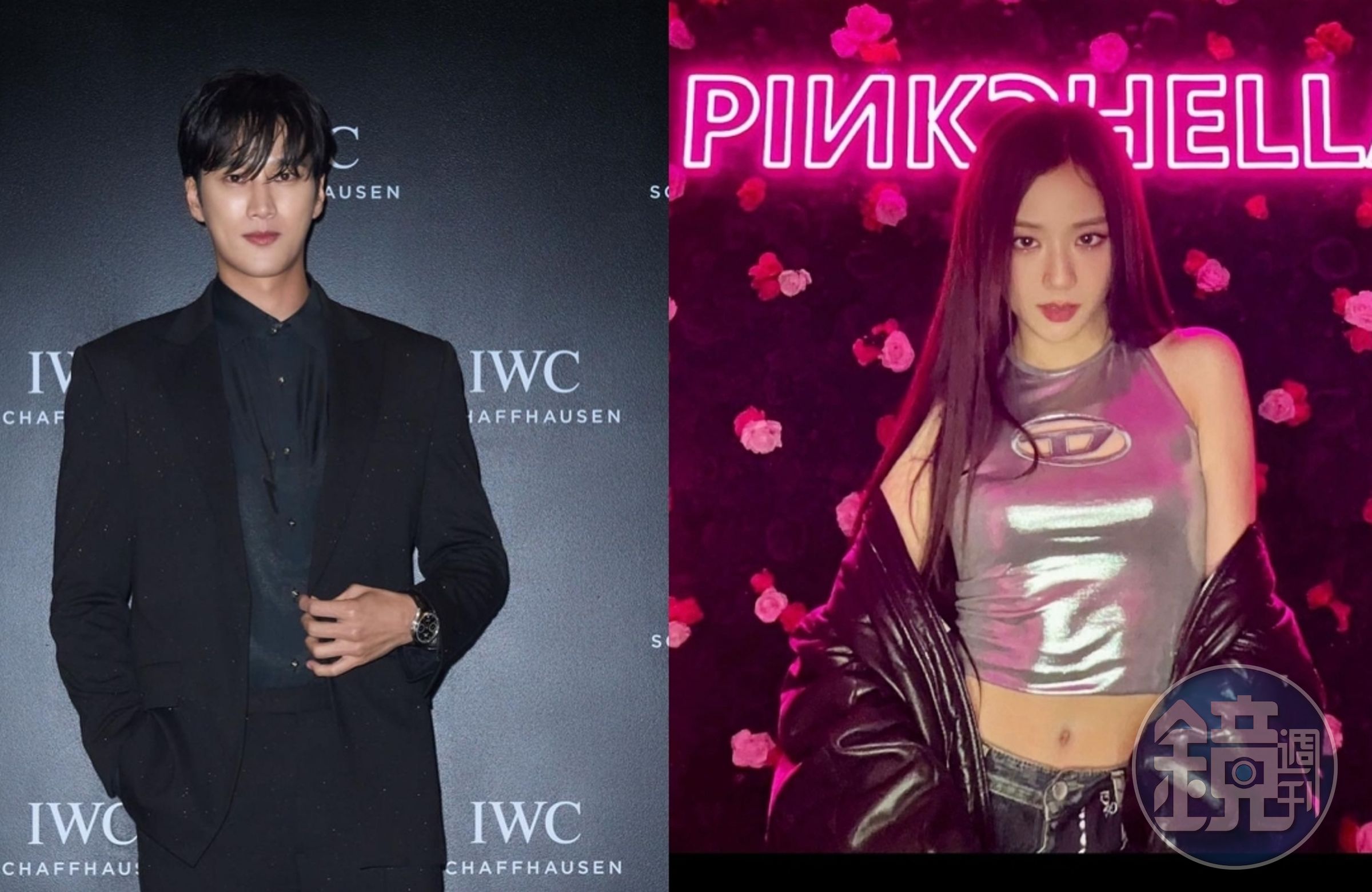 BLCKPINK Jisoo認愛演員安普賢。(翻攝安普賢、Jisoo INS)