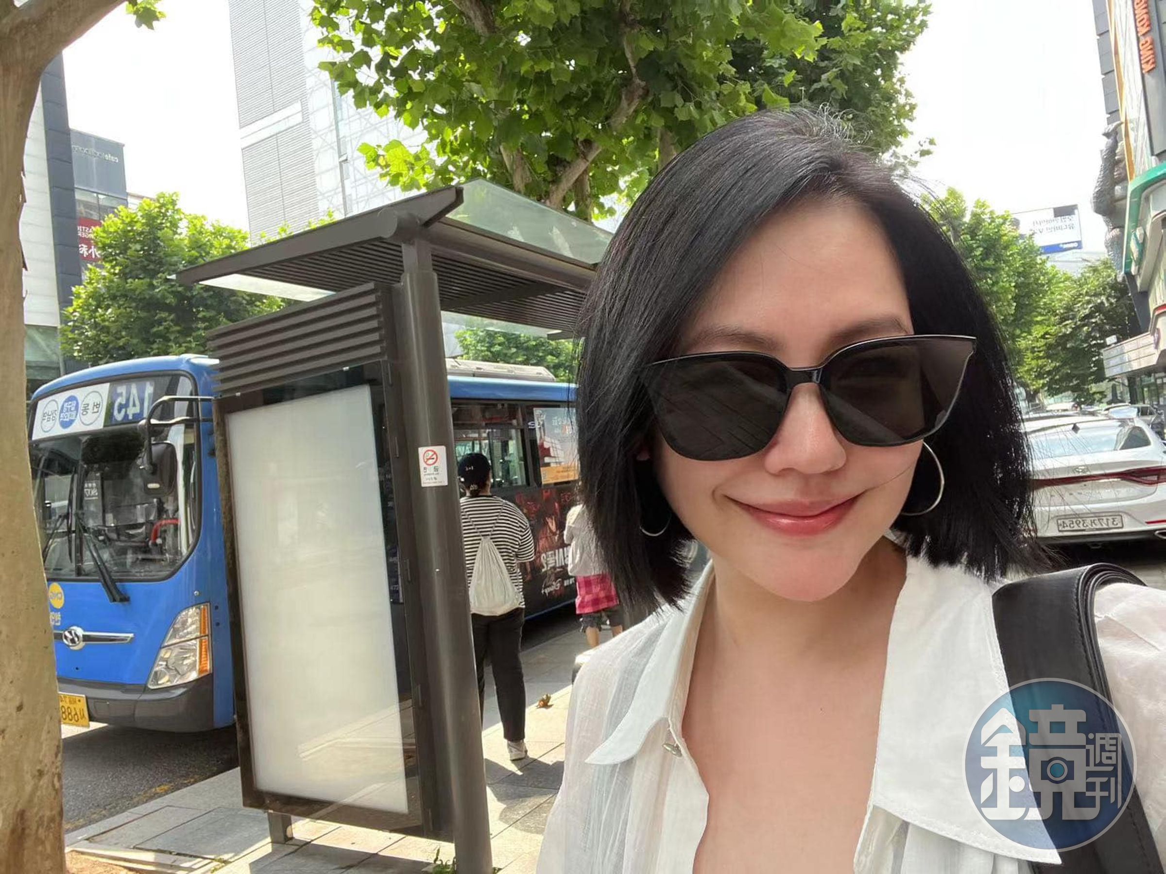 小S帶著家人到韓國旅遊,姊夫具俊曄更充當地陪。(翻攝自小S 徐熙娣臉書)