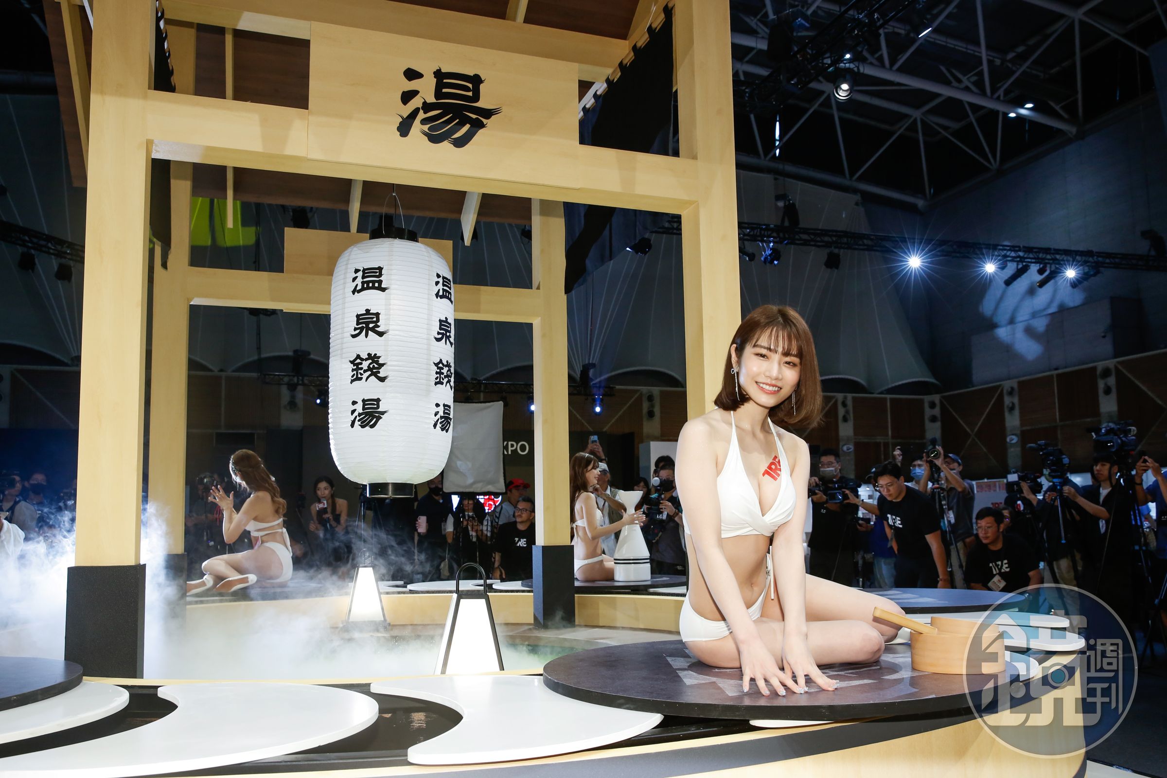 新生代人氣女優河北彩花第一次參加台北國際成人展相當緊張。