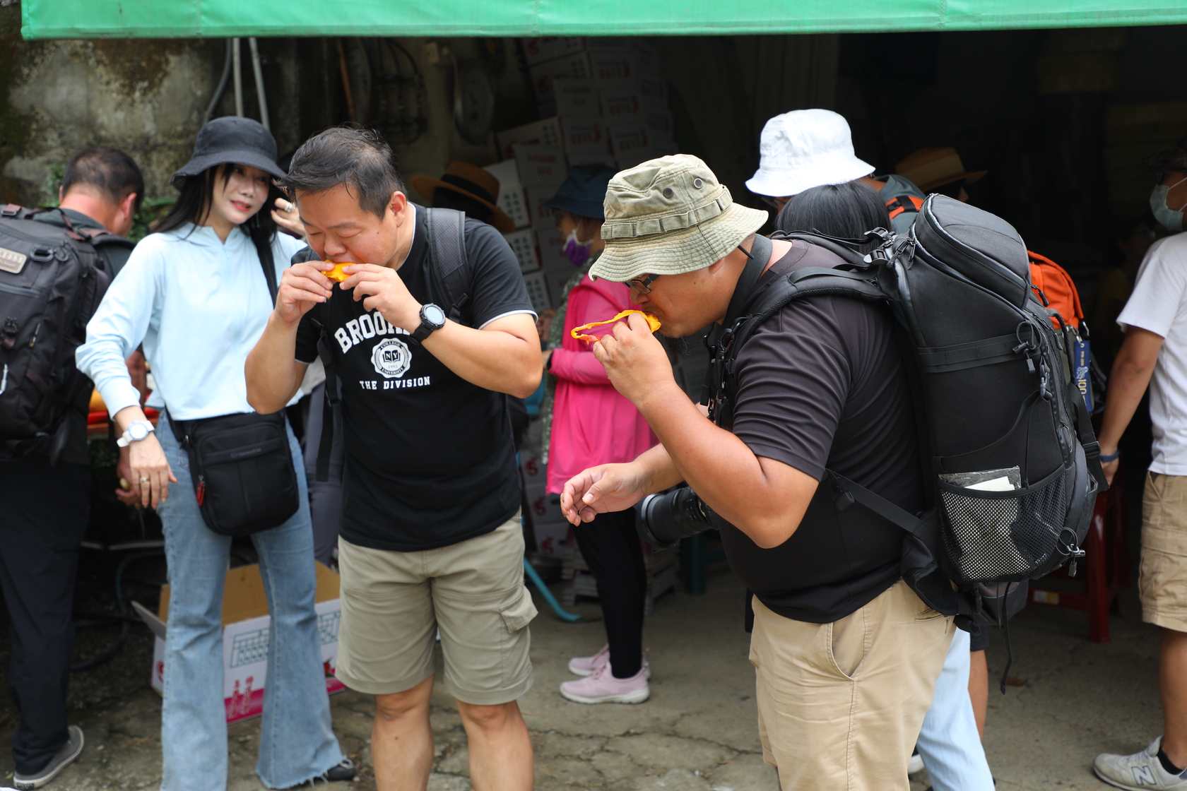 夏天正值芒果產季，在果園摘採完芒果便能直接享用。