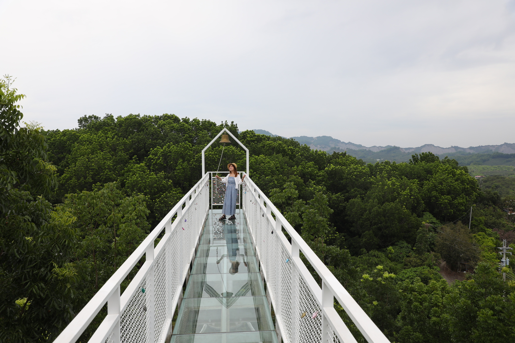 距離地面12公尺高的「天空步道」怎麼拍都美。
