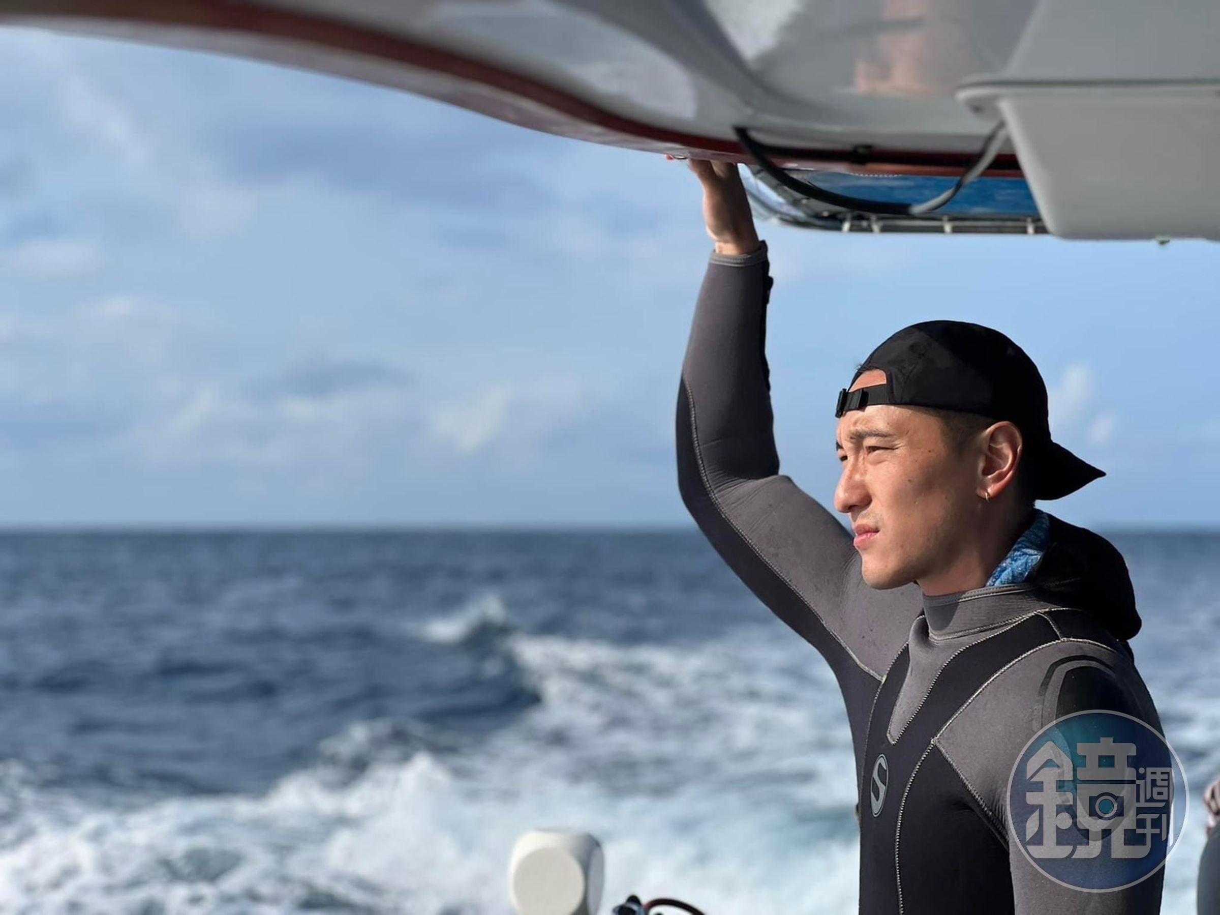 2023年Discovery鯊魚週大使王陽明，希望大眾關心鯊魚保育議題。（Discovery頻道提供）