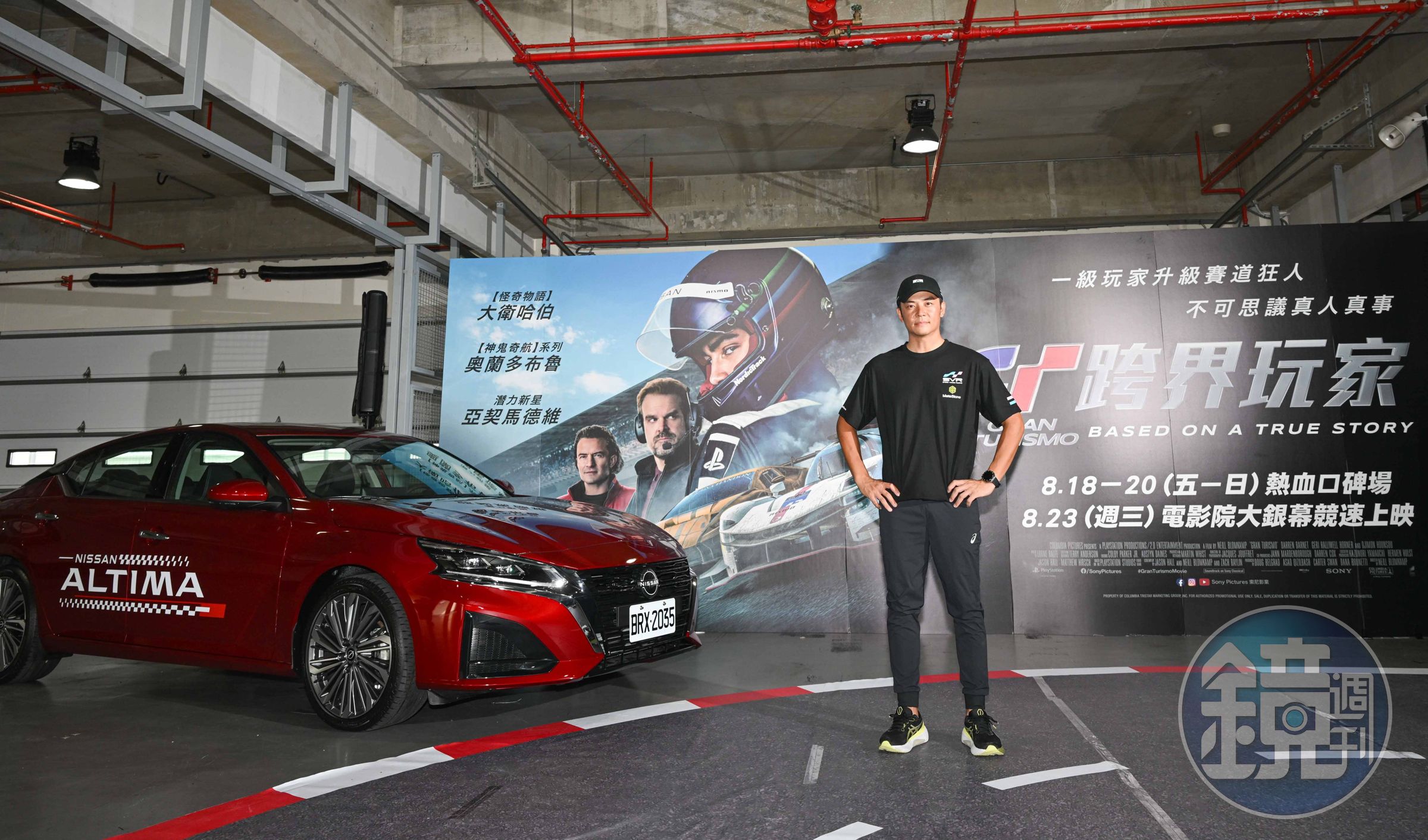 身為賽車手的姚元浩發願,希望下次比賽能回到麗寶賽車場拿下第一名。(索尼提供)