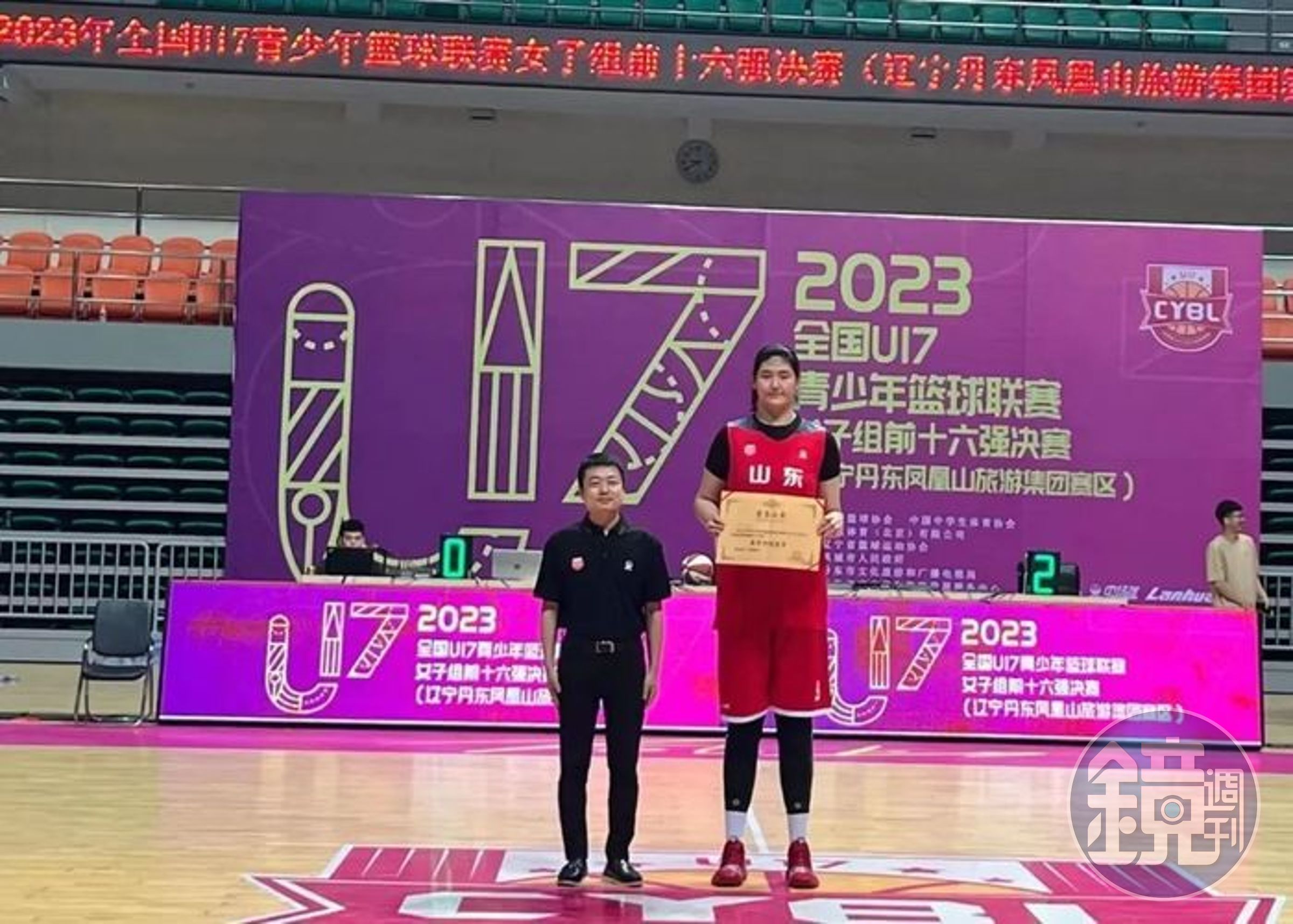張子宇拿下大會MVP。（翻攝自微博）
