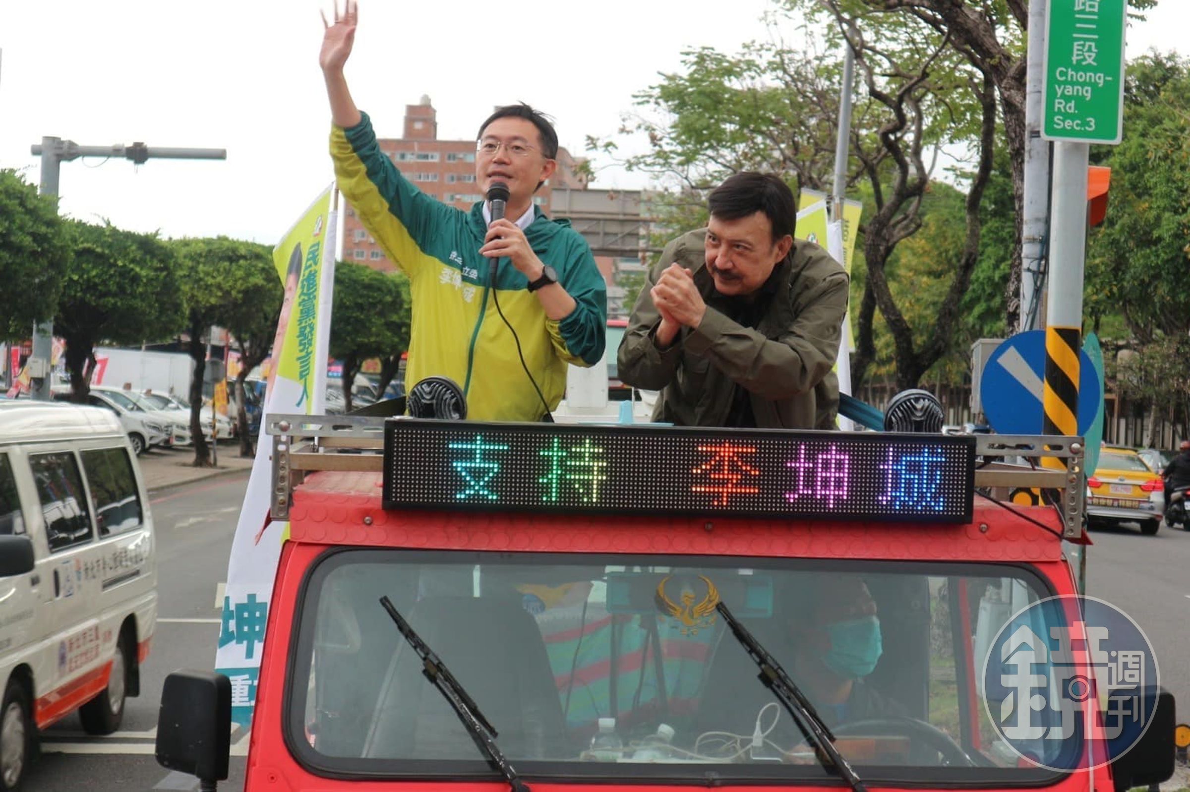 立委余天今向賴清德喊話,「我年紀大了,想當不分區立委,有跟賴主席報告過了」。(翻攝自余天臉書)