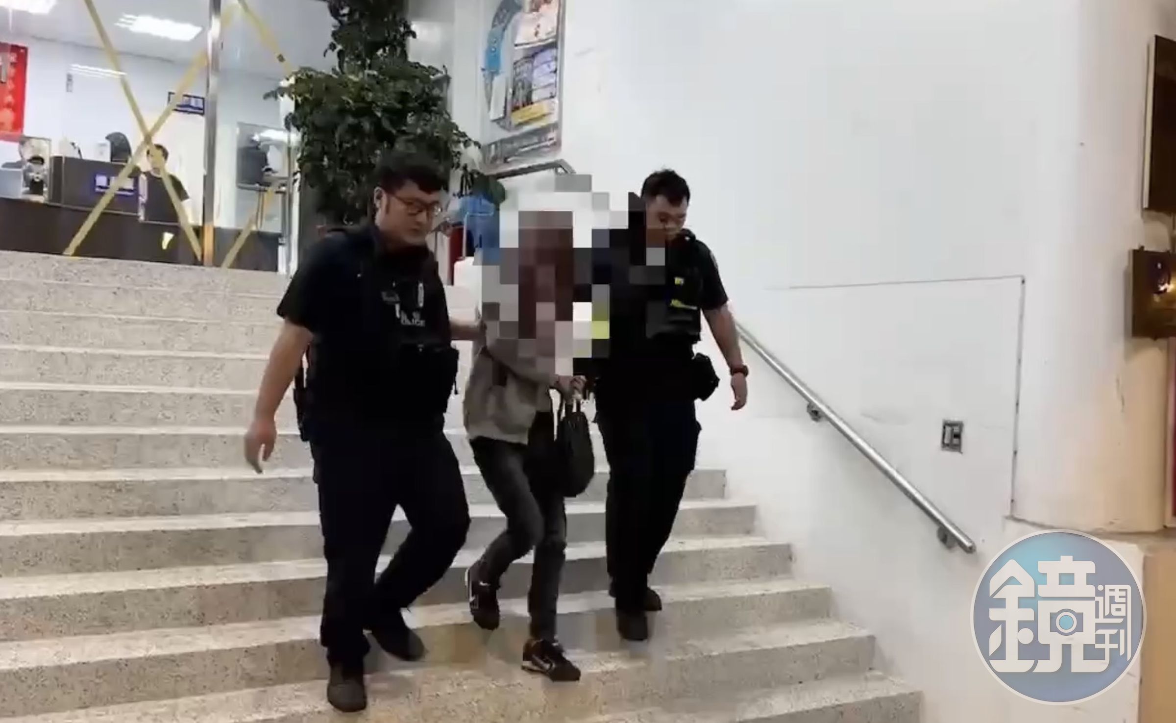 警方訊後將廖男依法送辦。(翻攝畫面)