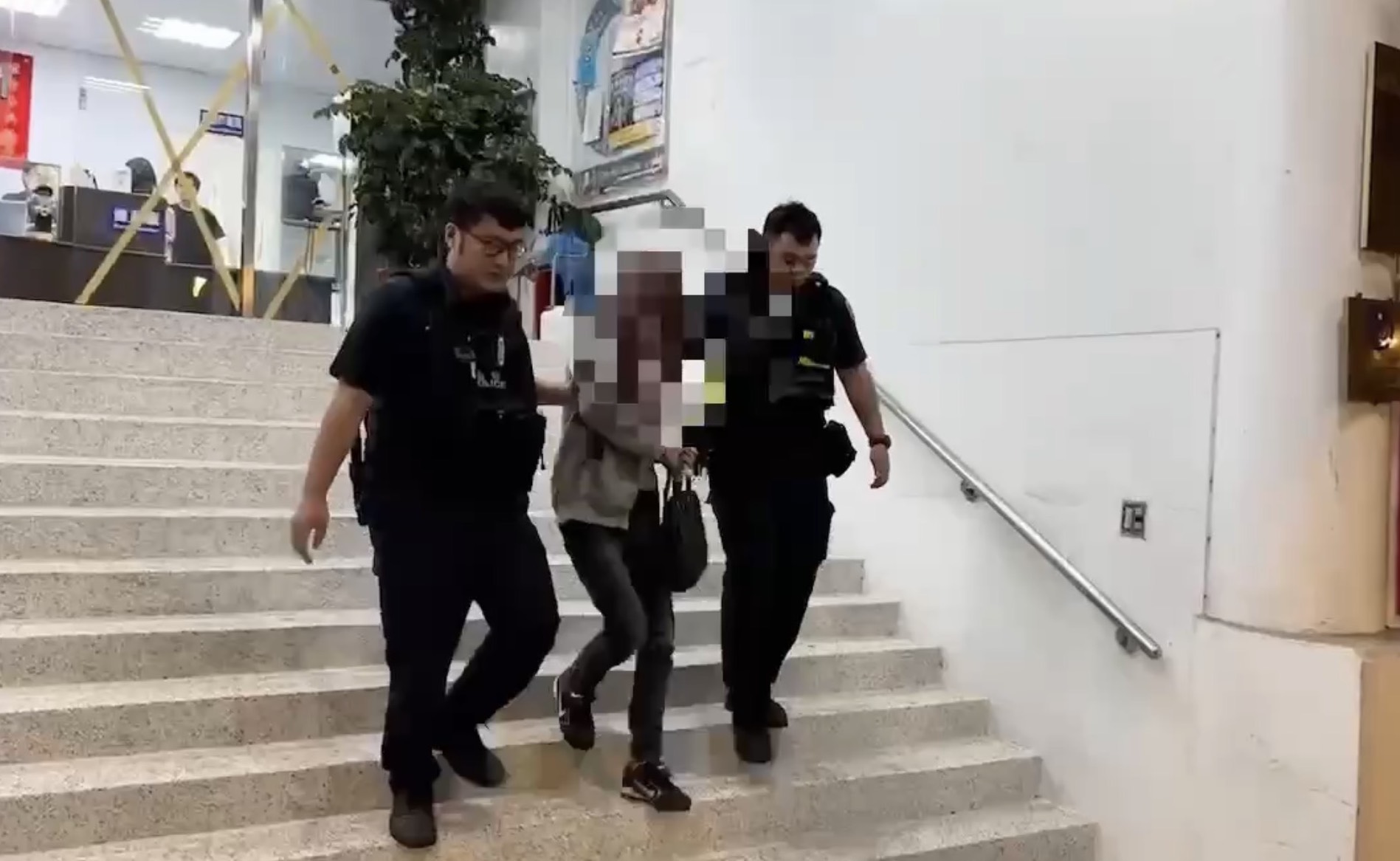 警方訊後將廖男依法送辦。（翻攝畫面）