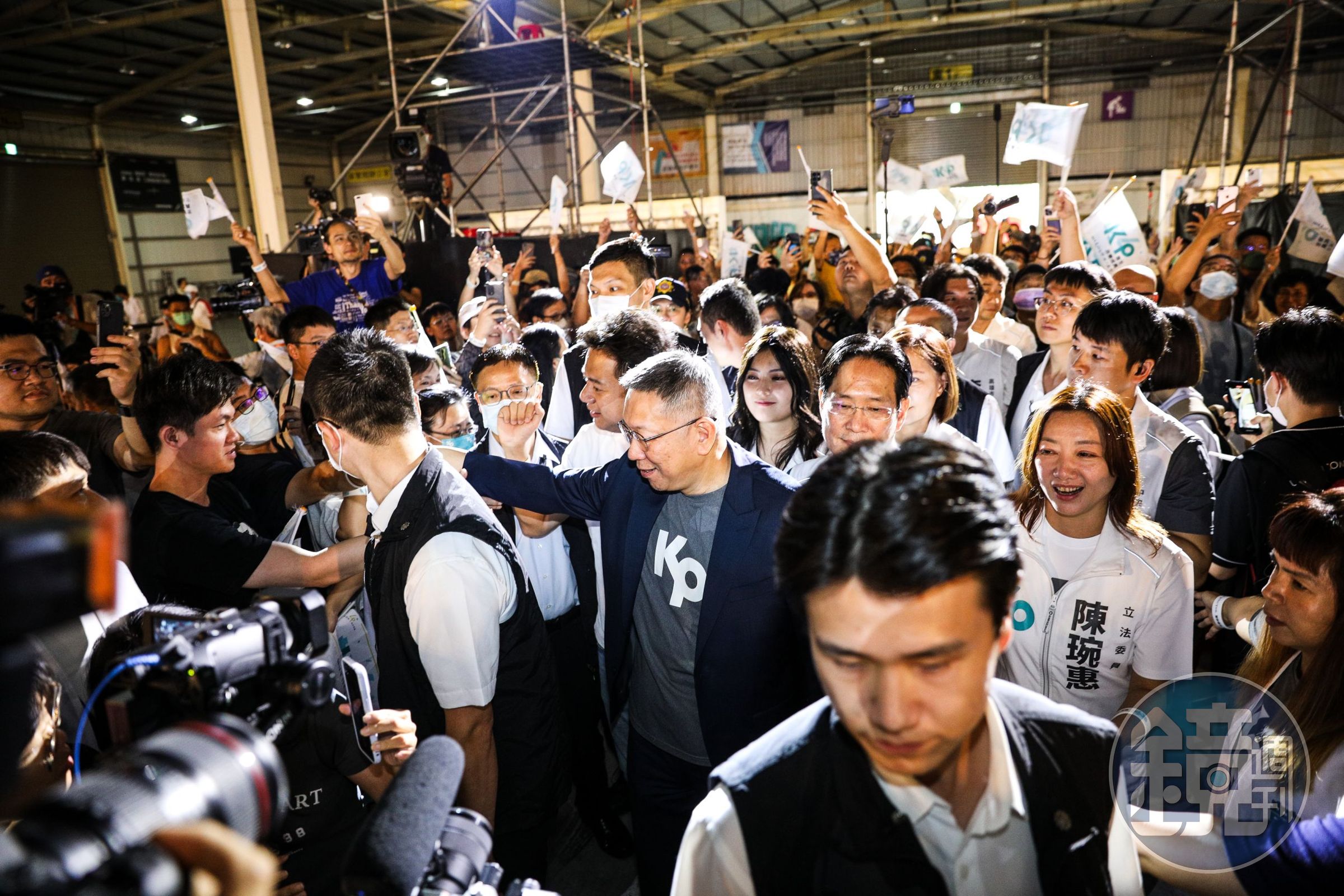 民眾黨4週年黨慶約2、3千人一同參與。