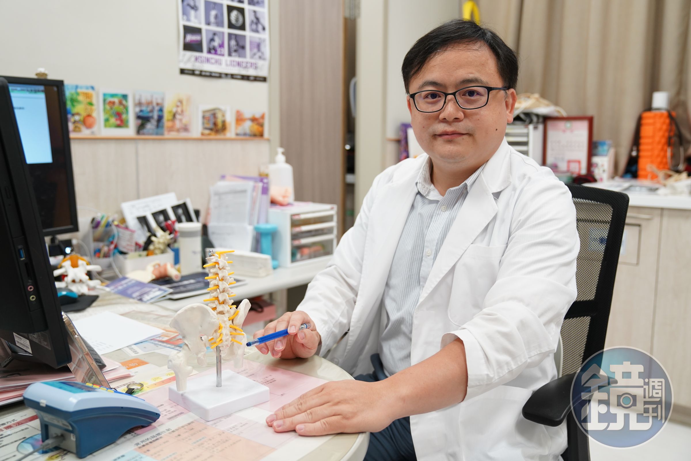 何宇淳醫師提醒，運動要適度，尤其曾經運動傷害的人要更加注意，不要過度運動。（中國醫藥大學新竹附設醫院提供）