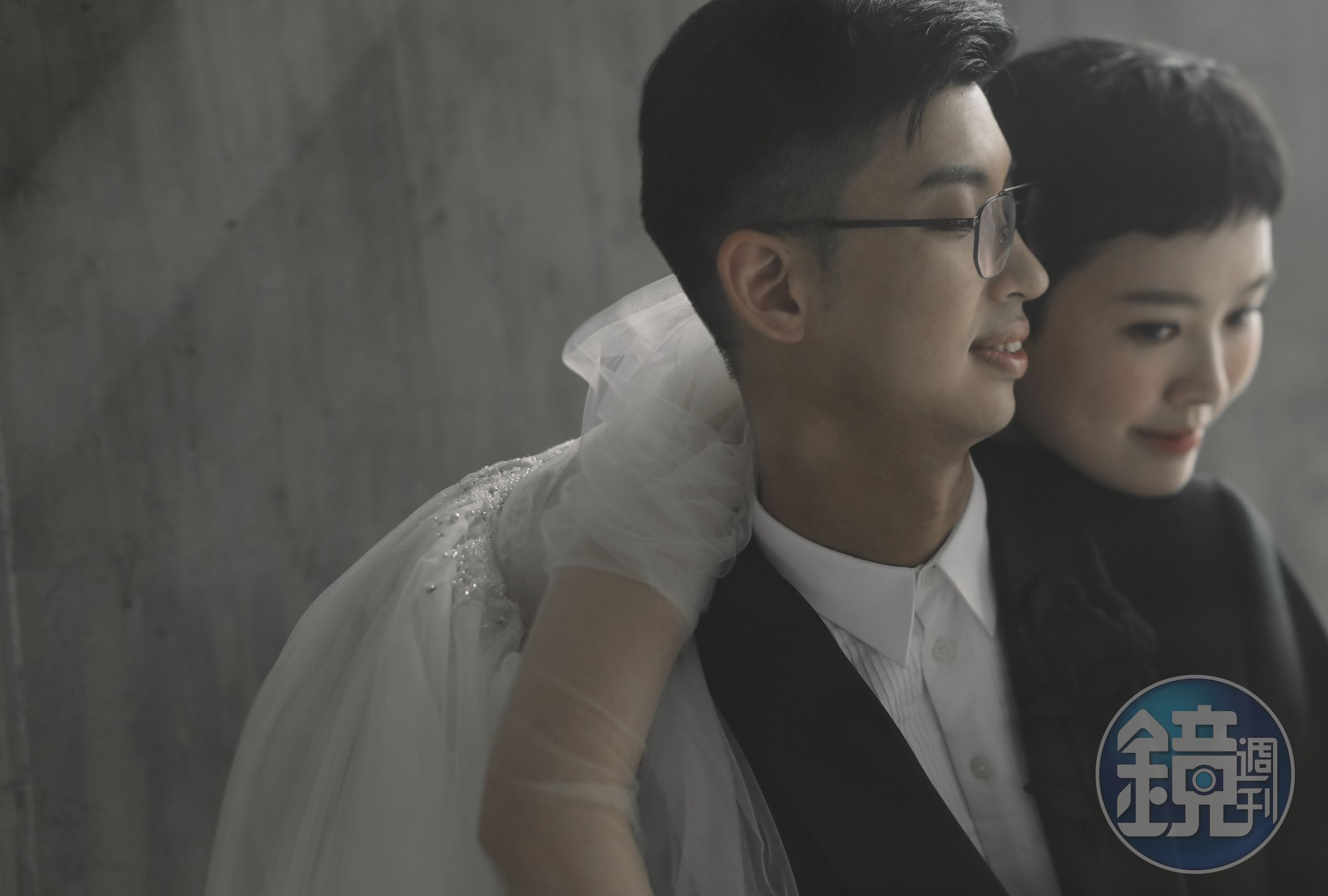 《美國女孩》導演阮鳳儀與製片男友苗華川喜結連理，電影圈多了一對夫妻檔組合。（苗華川與阮鳳儀提供）