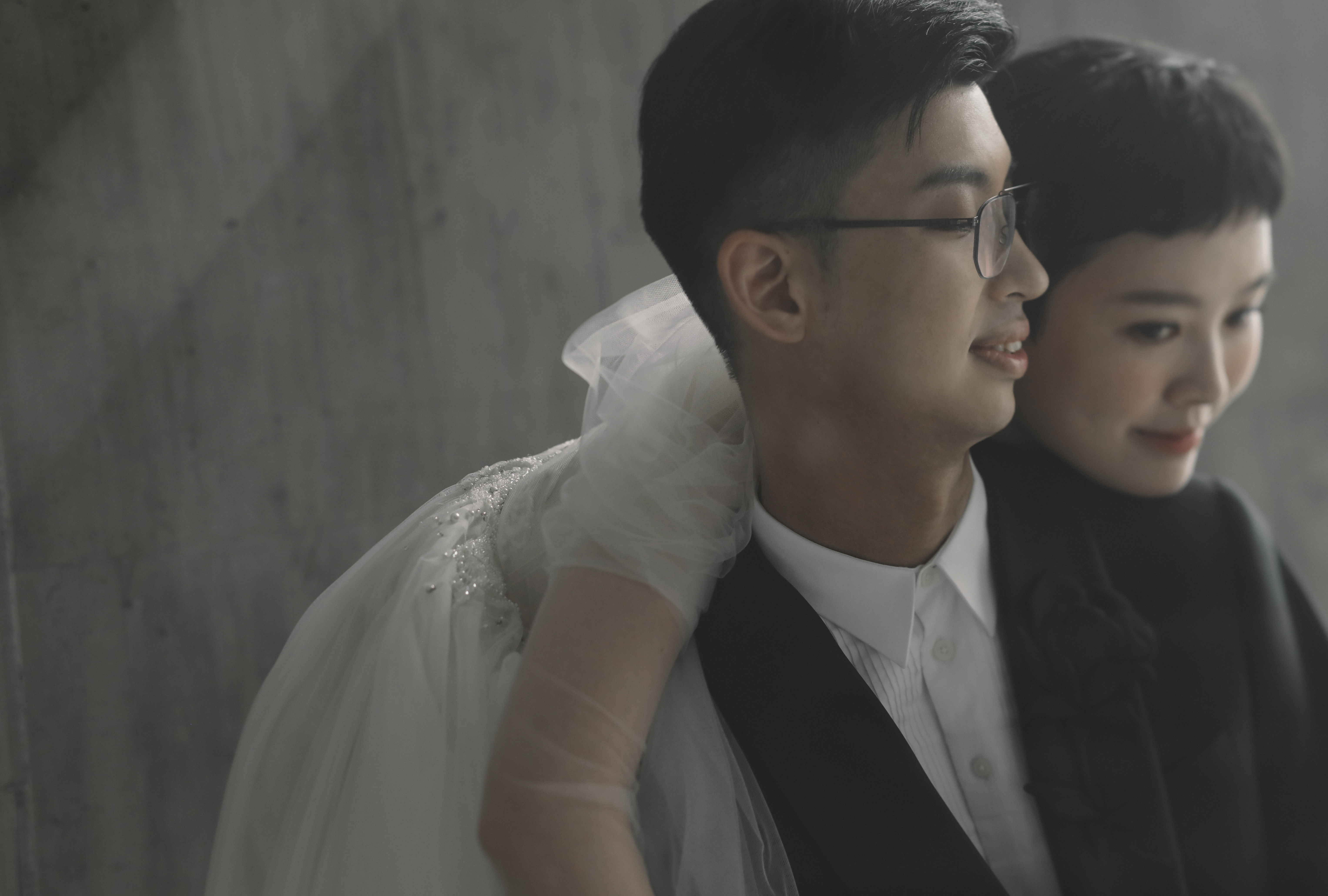 《美國女孩》導演阮鳳儀與製片男友苗華川喜結連理，電影圈多了一對夫妻檔組合。（苗華川與阮鳳儀提供）