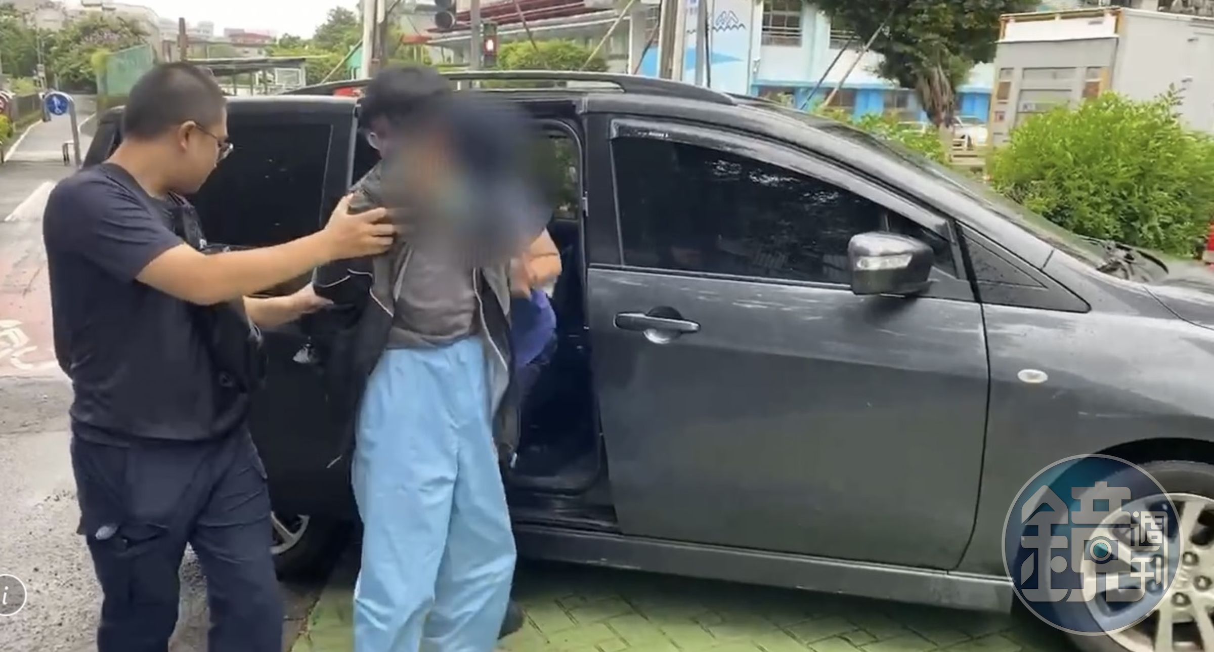 周男訊後被依竊盜及毀損罪被移送法辦。（翻攝畫面）