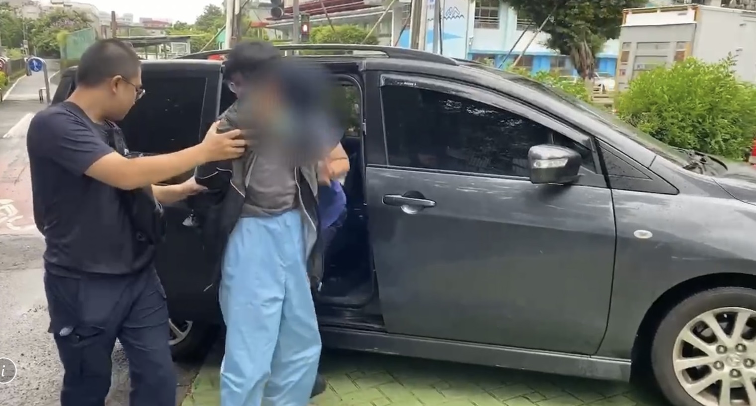 周男訊後被依竊盜及毀損罪被移送法辦。（翻攝畫面）