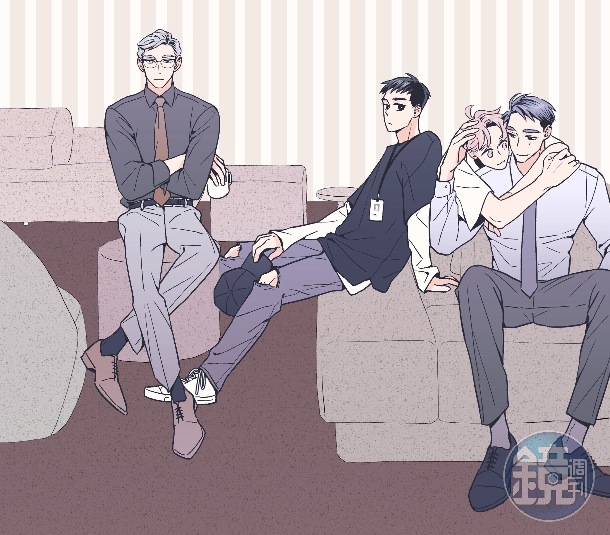 《Day Off》是留守番工作室推出的首部BL漫畫，就在市場創下佳績。（留守番工作室提供）