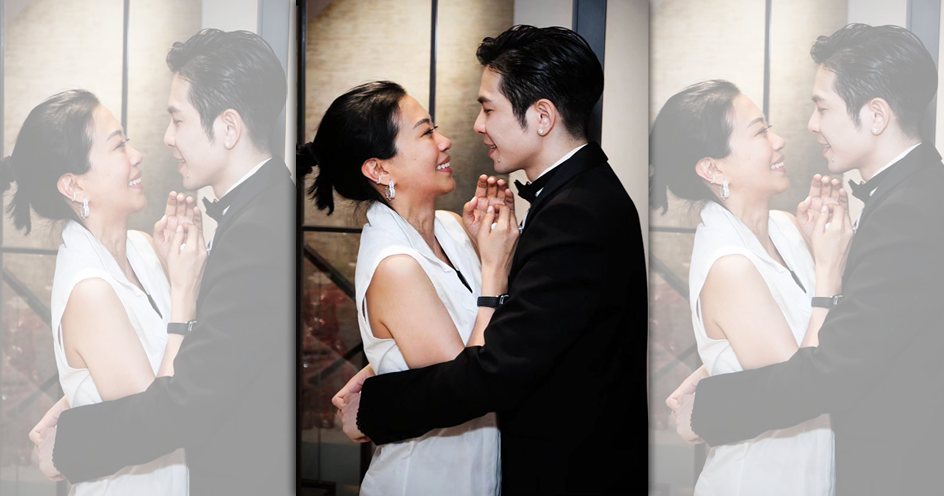 蕭敬騰正式求婚經紀人女友Summer後常公開出雙入對。（翻攝自蕭敬騰臉書）