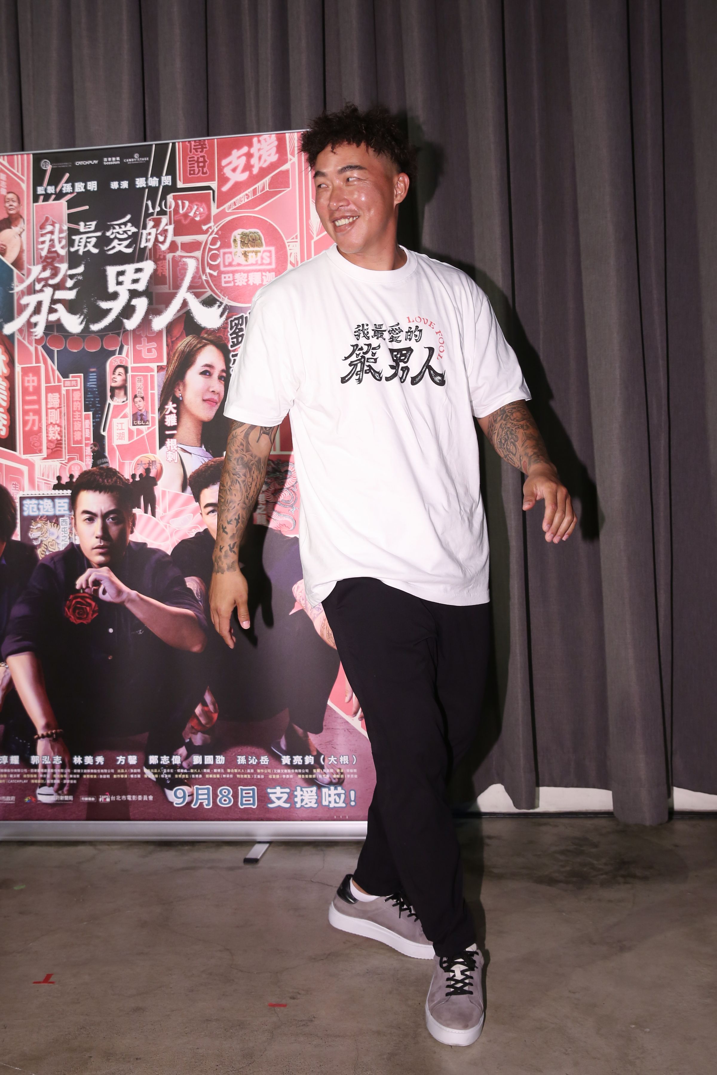 第一次演出電影，郭泓志很在意表現，因為他要對自己負責。