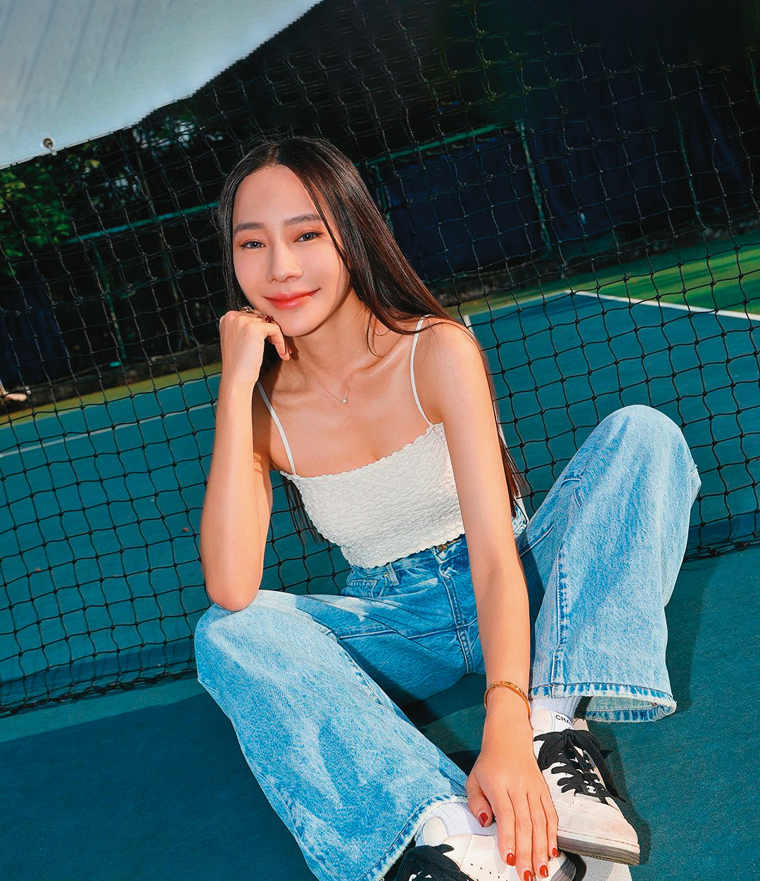 Nina 4年前被本刊拍到和廖人帥過夜時IG才3,000粉,如今已漲了4倍。(翻攝自Nina IG)