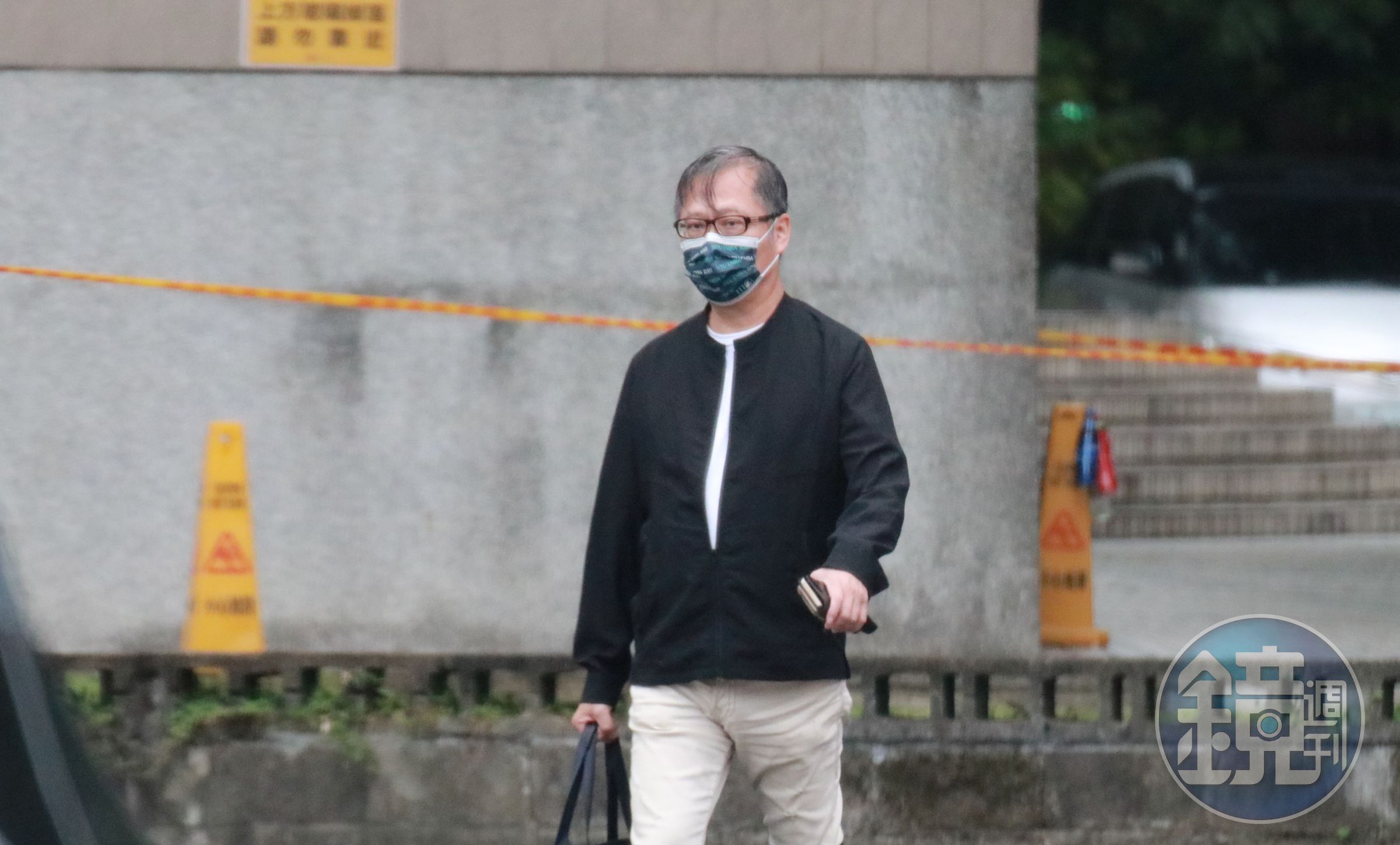 本刊直擊,陳宗基可能是用力過猛受傷,左腳膝蓋處戴上護膝護腿。
