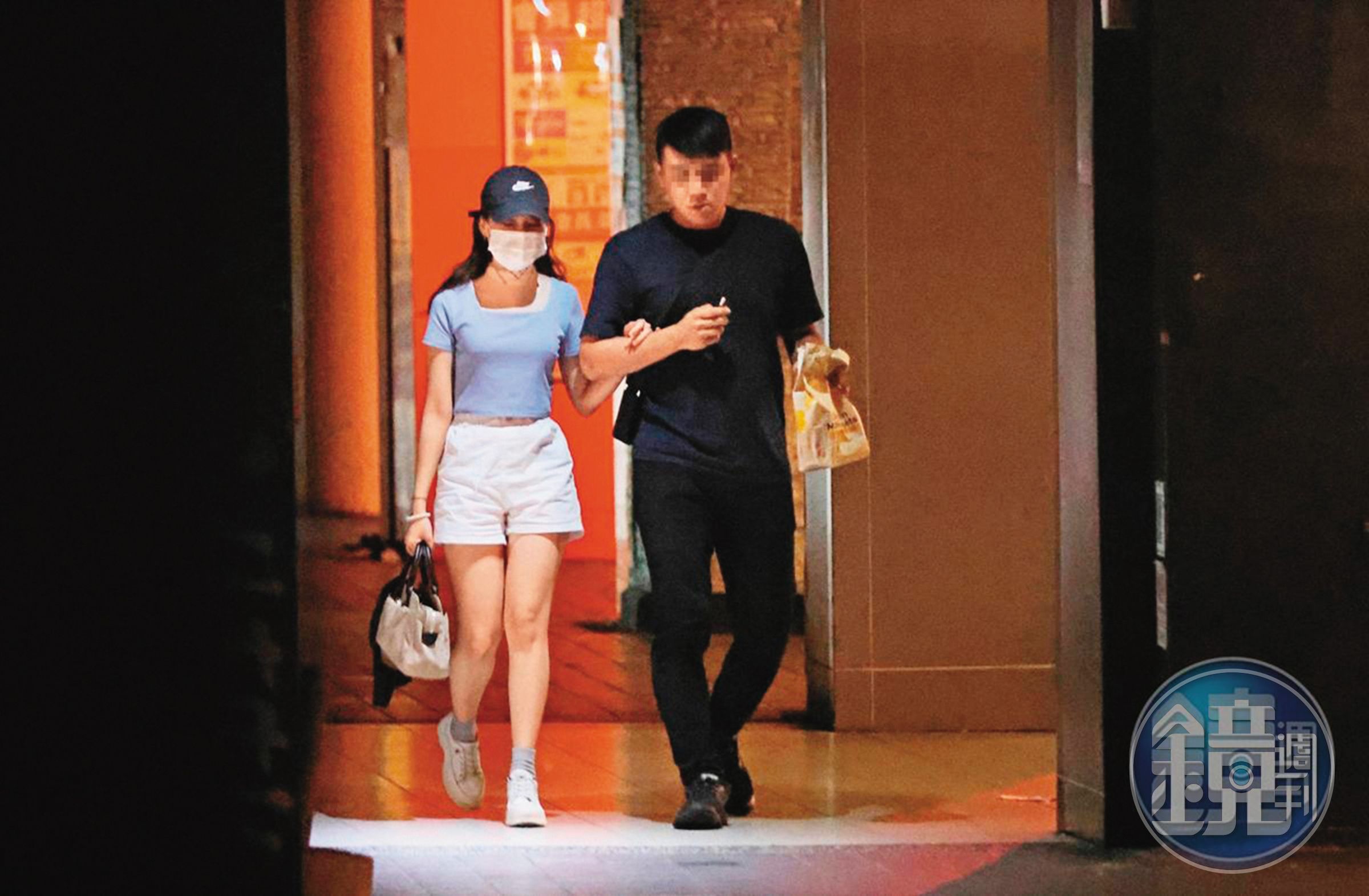 陳紫渝被本刊直擊和警察男友約會。（資料照）