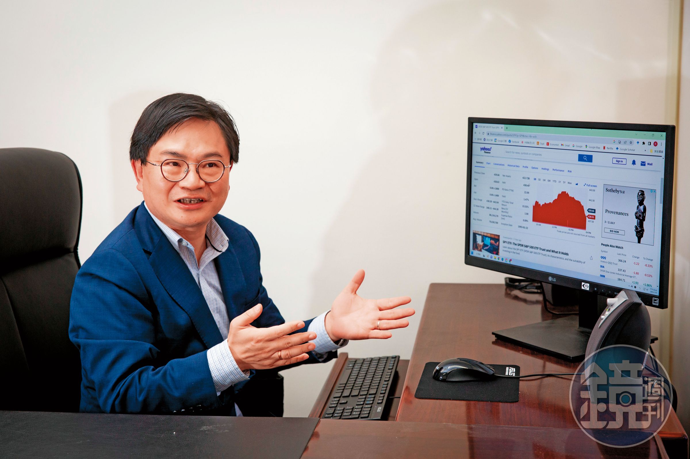 周冠男認為,克服人性的貪與怕,相信指數只會長期向上,投資穩贏。