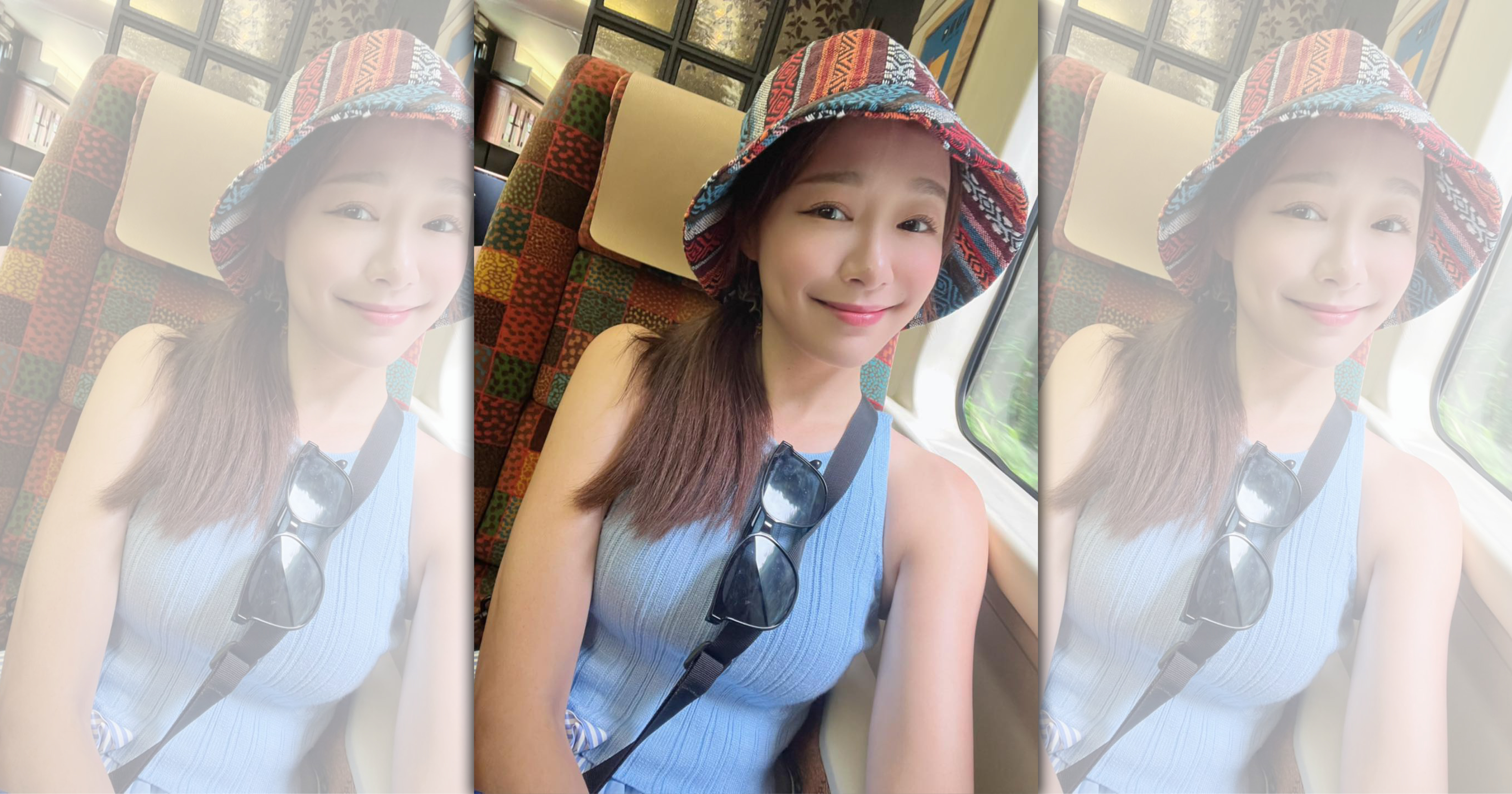 茵芙新戲殺青後前往日本九州一個人旅行。（翻攝自臉書）