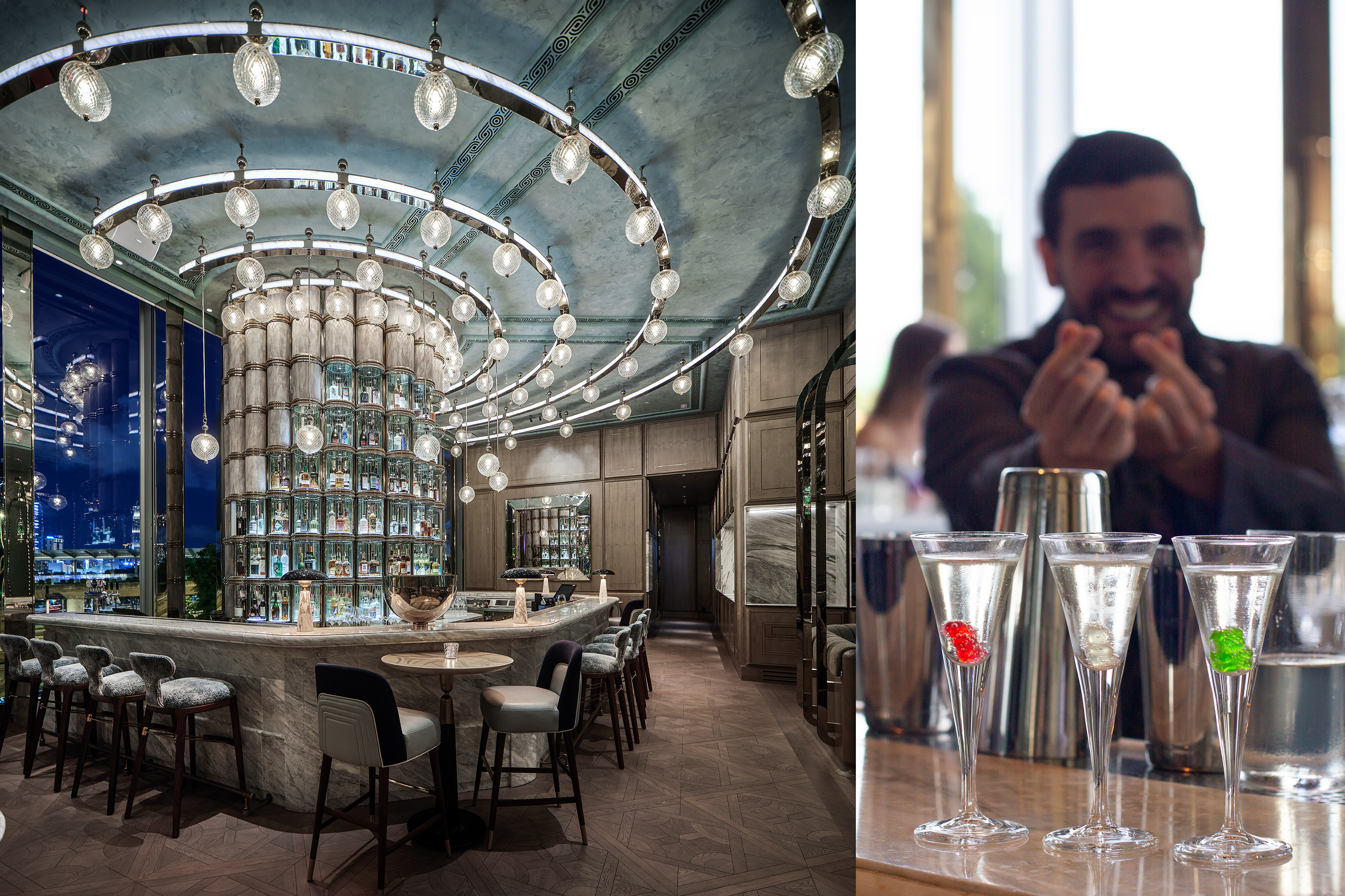 位於香港四季酒店內的「ARGO」，連續兩年擠進亞洲50最佳酒吧前10名。（左圖香港四季酒店提供）