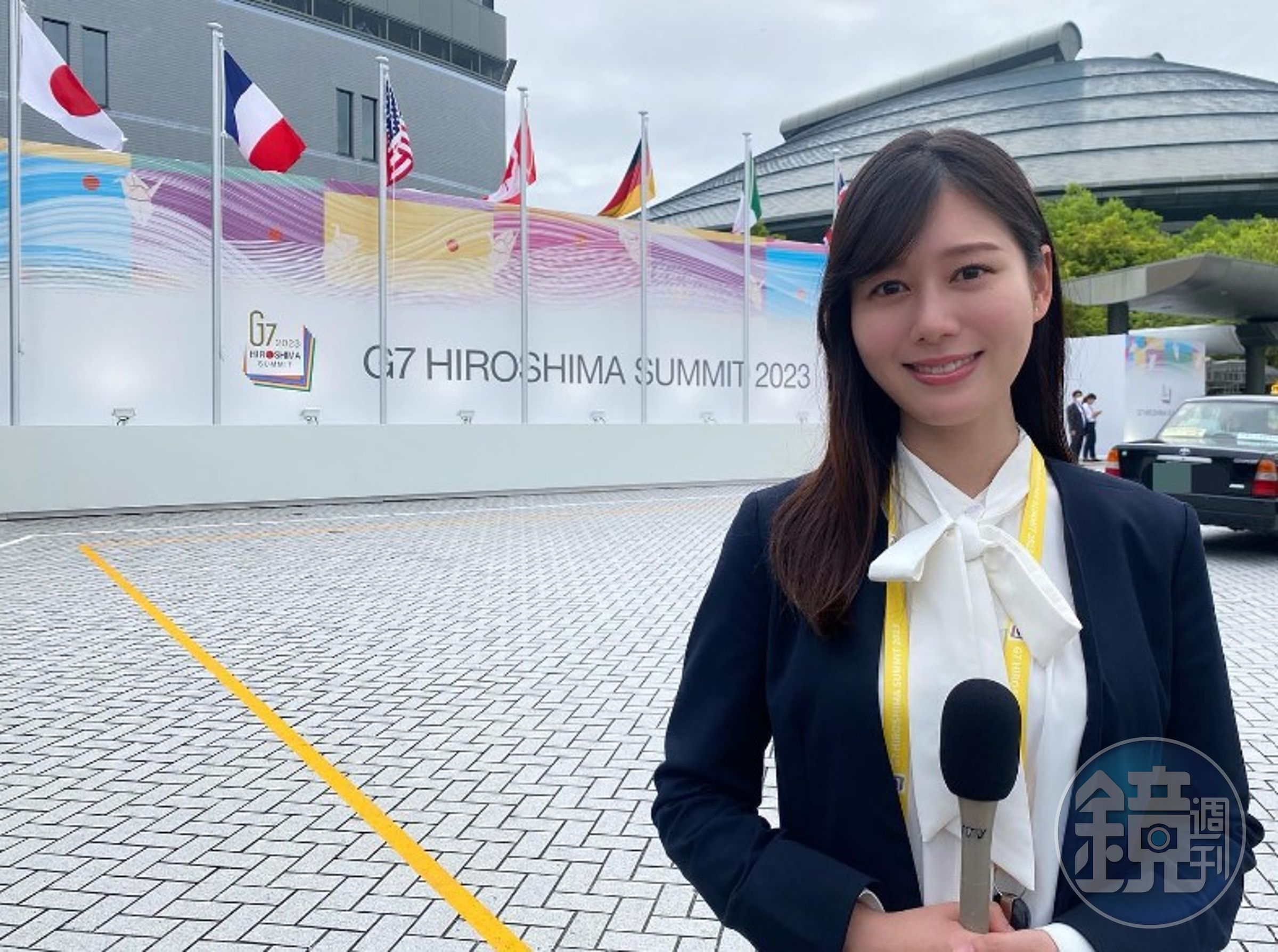 足立夏保去年進入讀賣電視台當主播,外型亮麗且擅長英語。(翻攝自足立夏保Instagram)