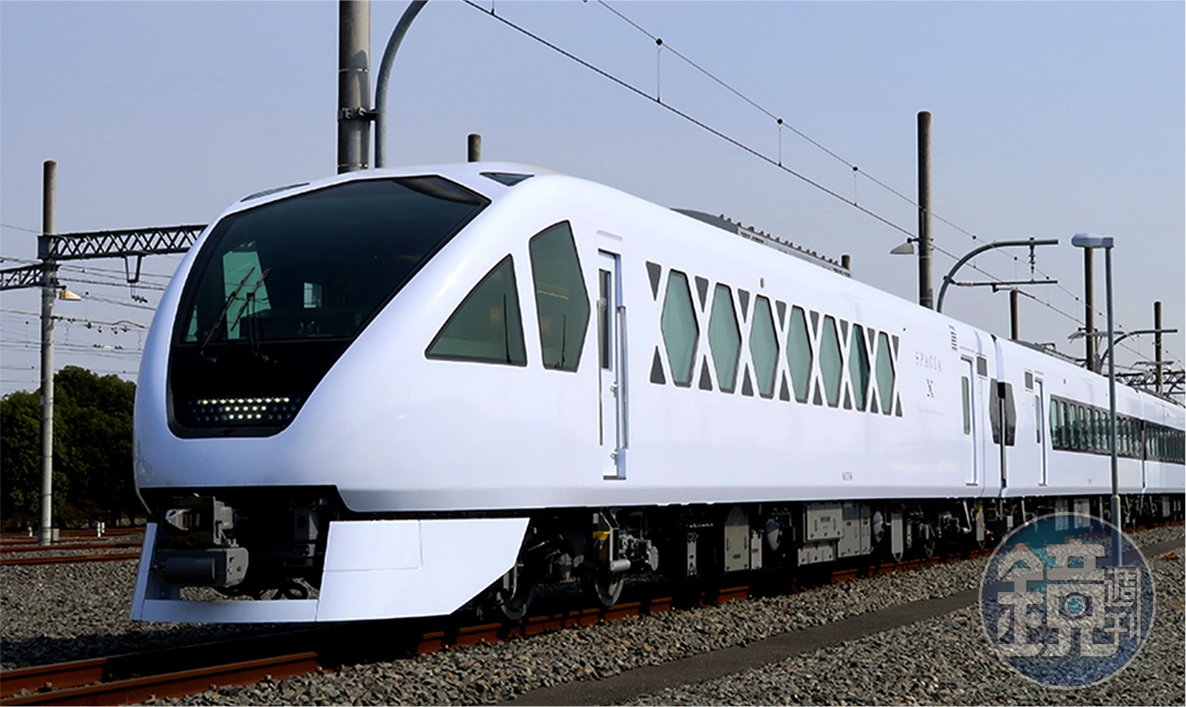 車穿「X」圖樣設計靈感源自組子與竹編工藝。(翻攝東武鐵道官網)