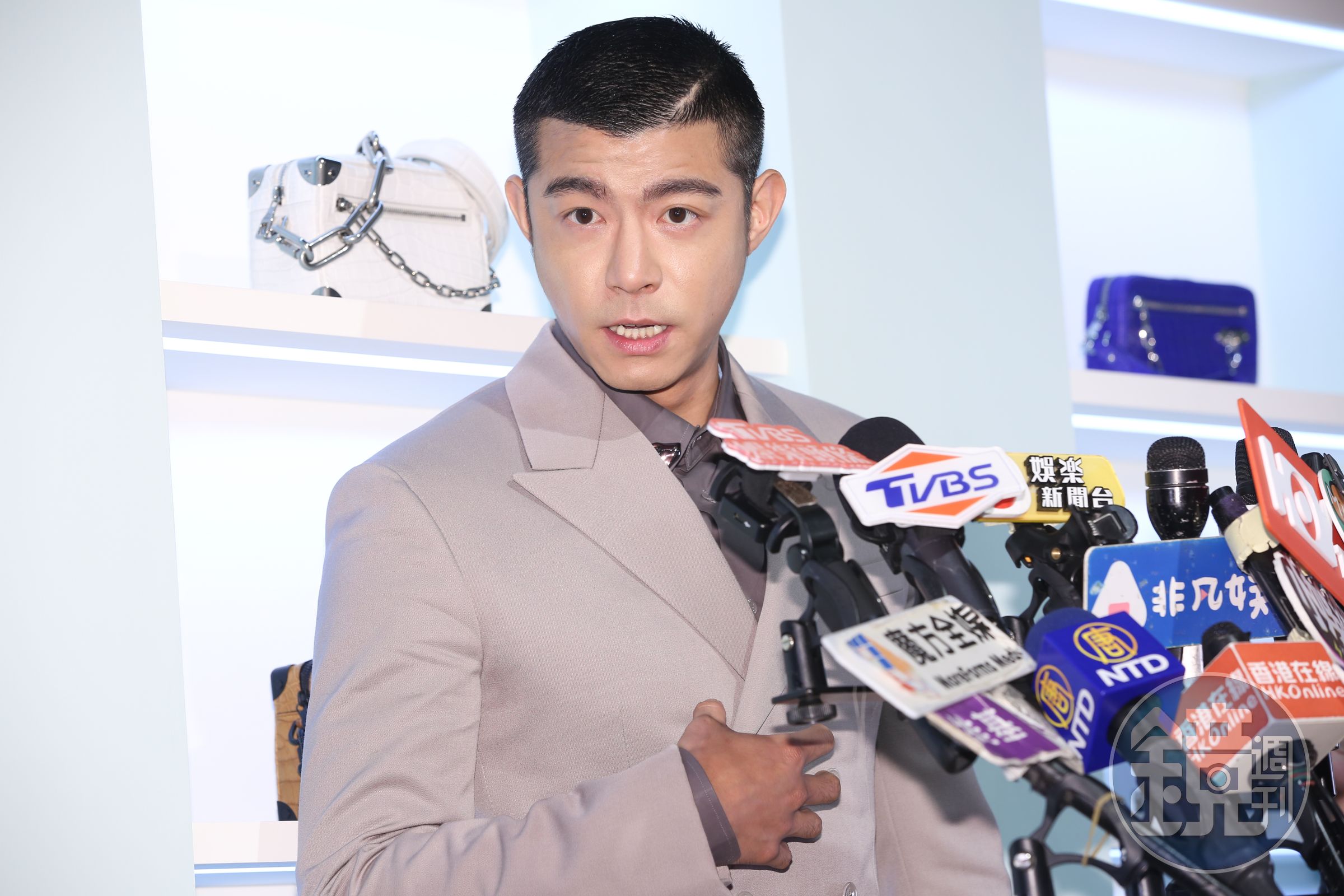 王柏傑透露新髮型是為了手上拍攝中的新戲。