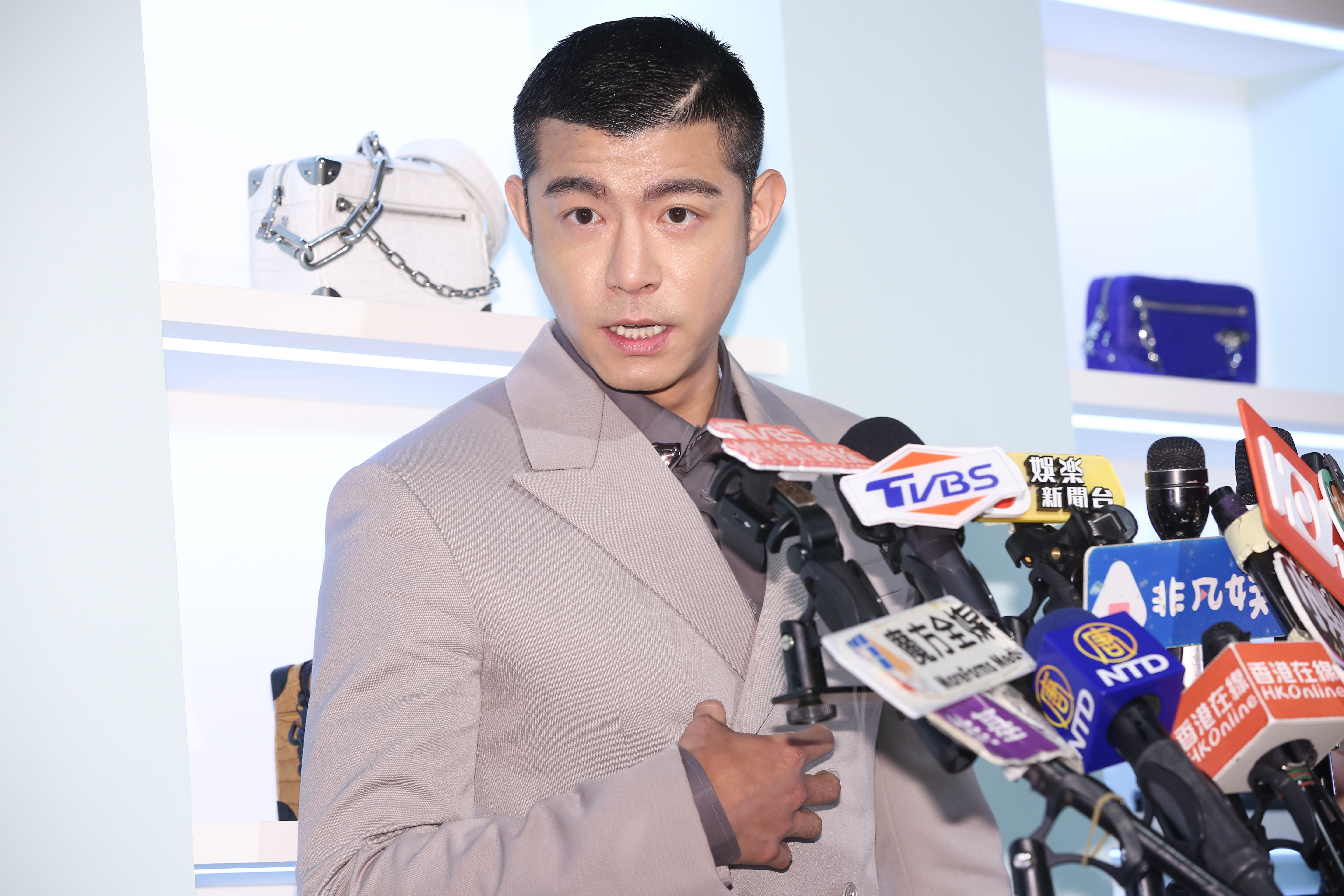 王柏傑透露新髮型是為了手上拍攝中的新戲。