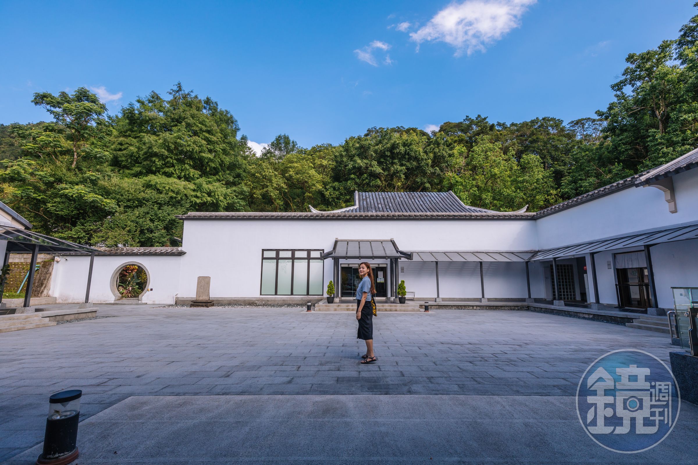 茶業博物館閩南安溪風格的四合院建築,充滿禪意。