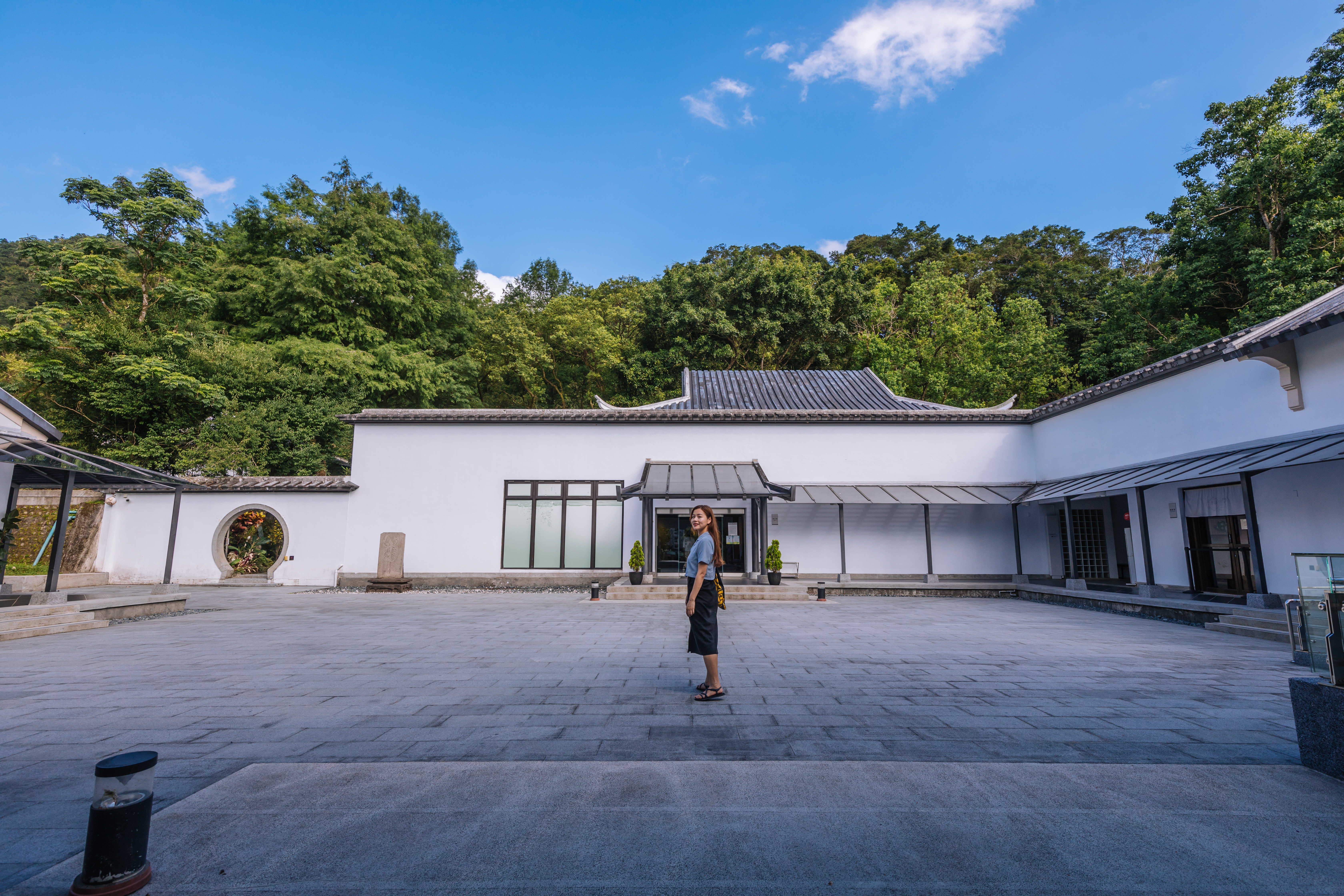 茶業博物館閩南安溪風格的四合院建築，充滿禪意。
