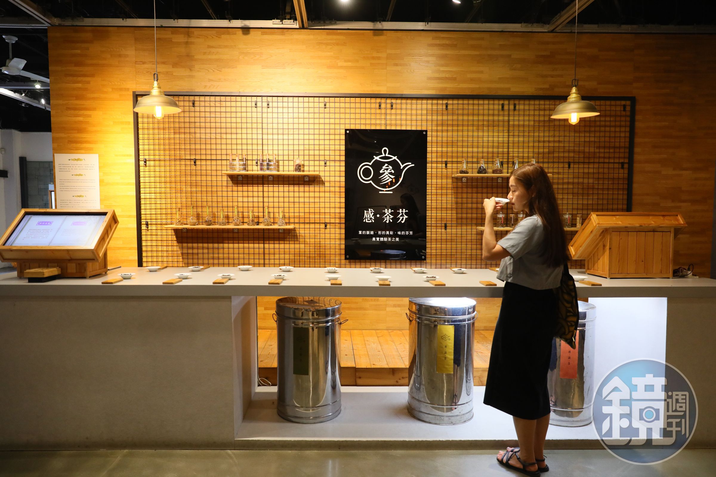 觀展者可透過觸摸、嗅聞等感官,實際探索茶世界。