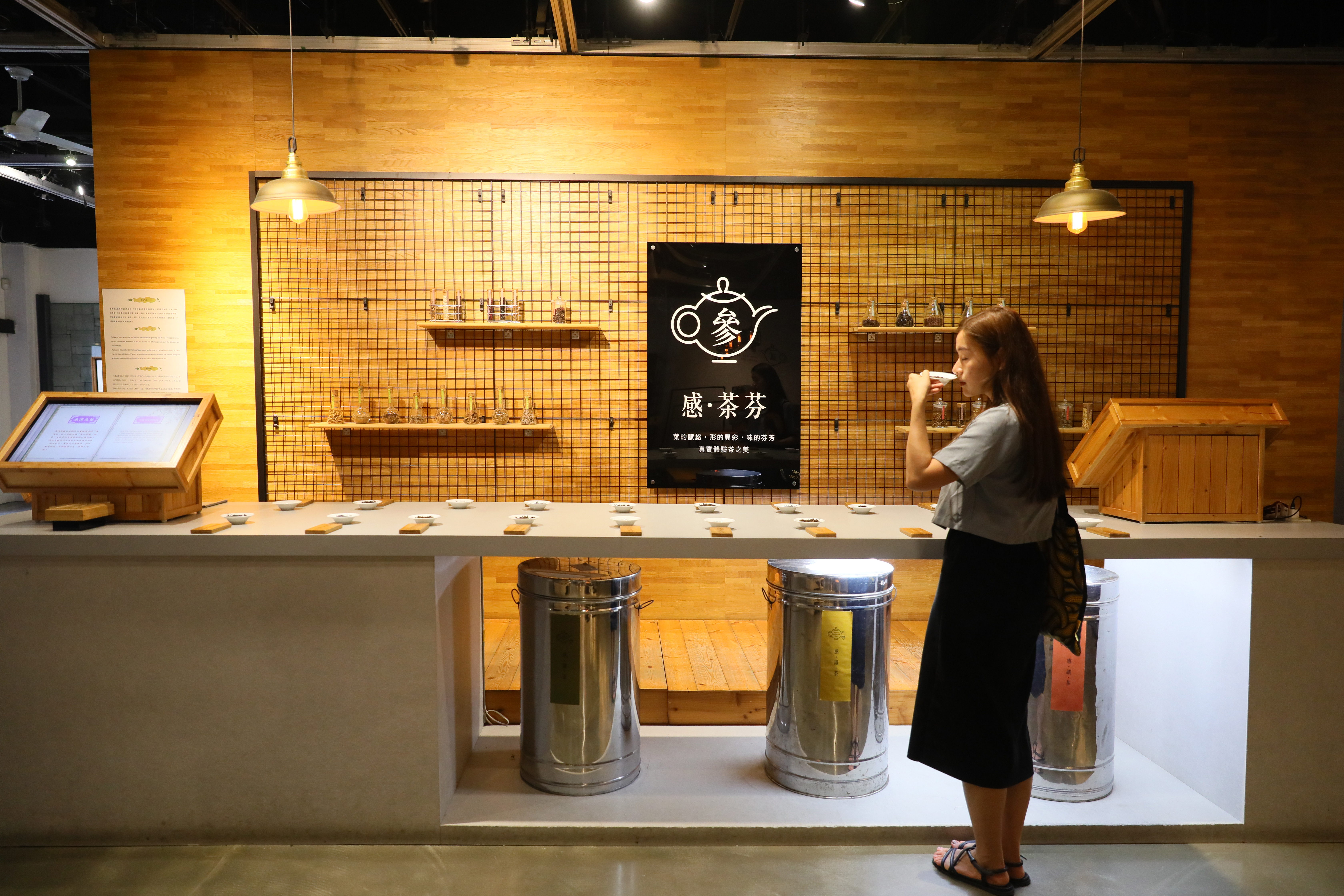 觀展者可透過觸摸、嗅聞等感官,實際探索茶世界。