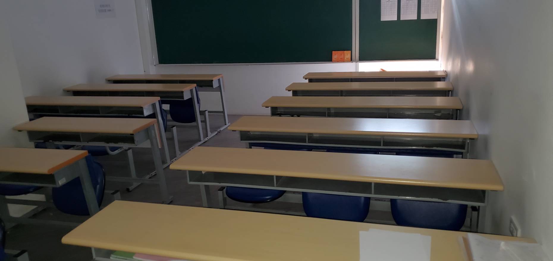 補習班室內無任何異狀,也被認定並非凶宅。(讀者提供)