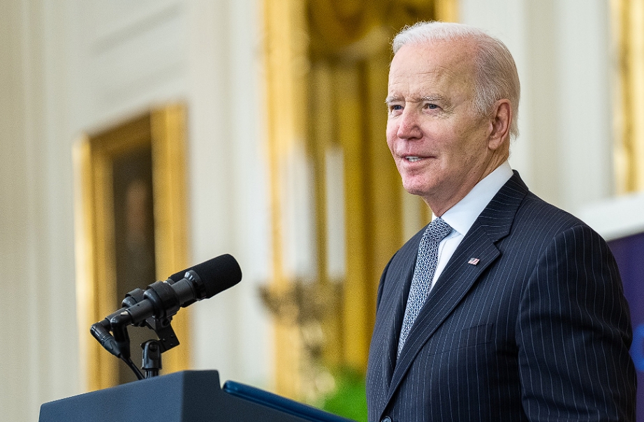 美國總統拜登表示，將為1945年核試爆的輻射汙染受害者提供協助。（翻攝自白宮臉書）