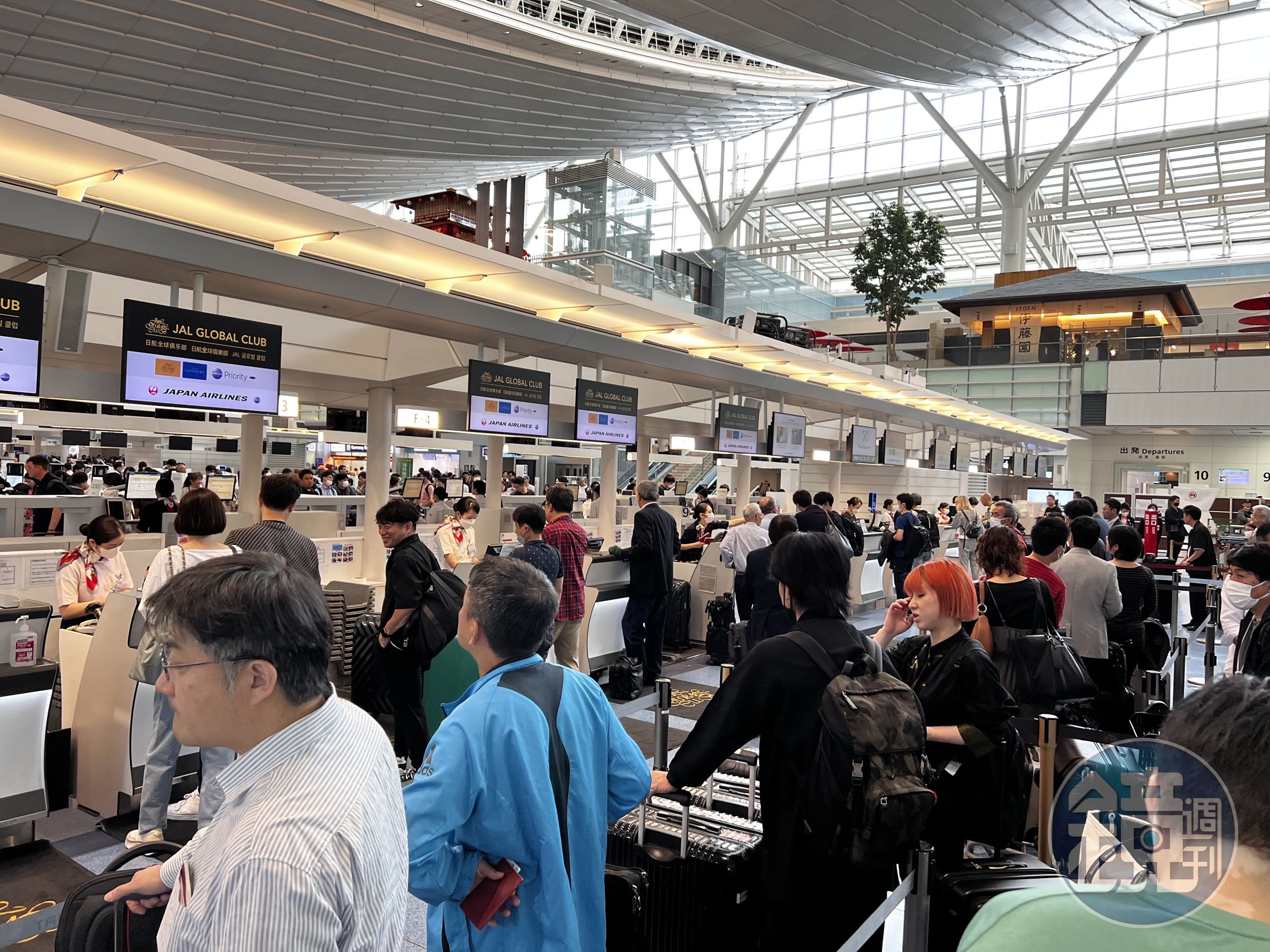 中國文旅部今公布第3批恢復旅行團出境目的地名單共78個國家,圖為羽田機場。