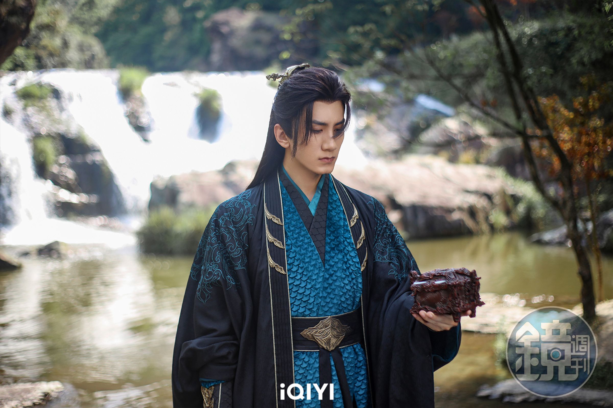 肖順堯飾演笛飛聲,在《蓮花樓》展現反差萌的一面。(愛奇藝國際站提供)