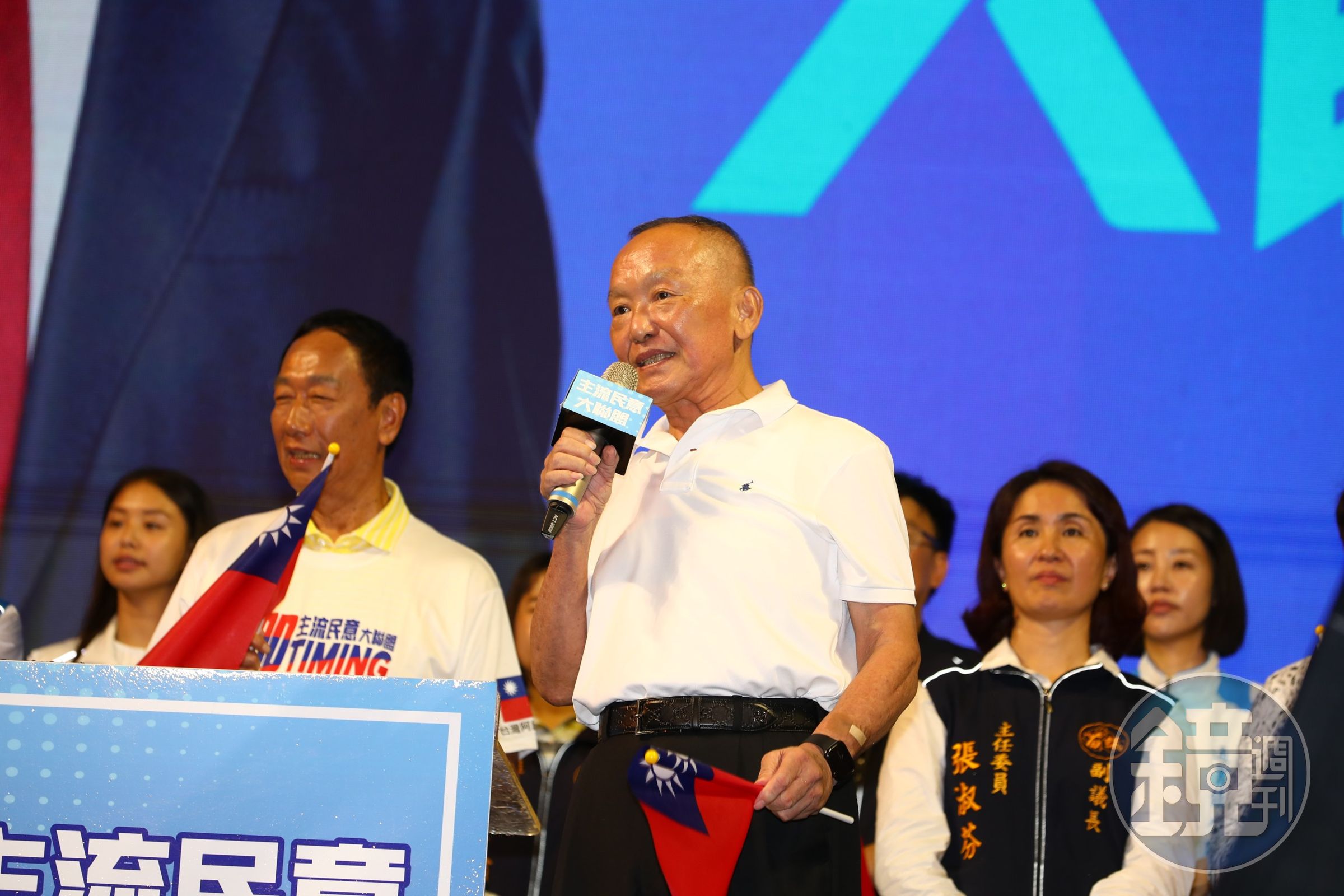 前苗栗縣長徐耀昌力挺郭台銘角逐2024總統,呼籲選民不只要下架民進黨,更要下架國民黨。