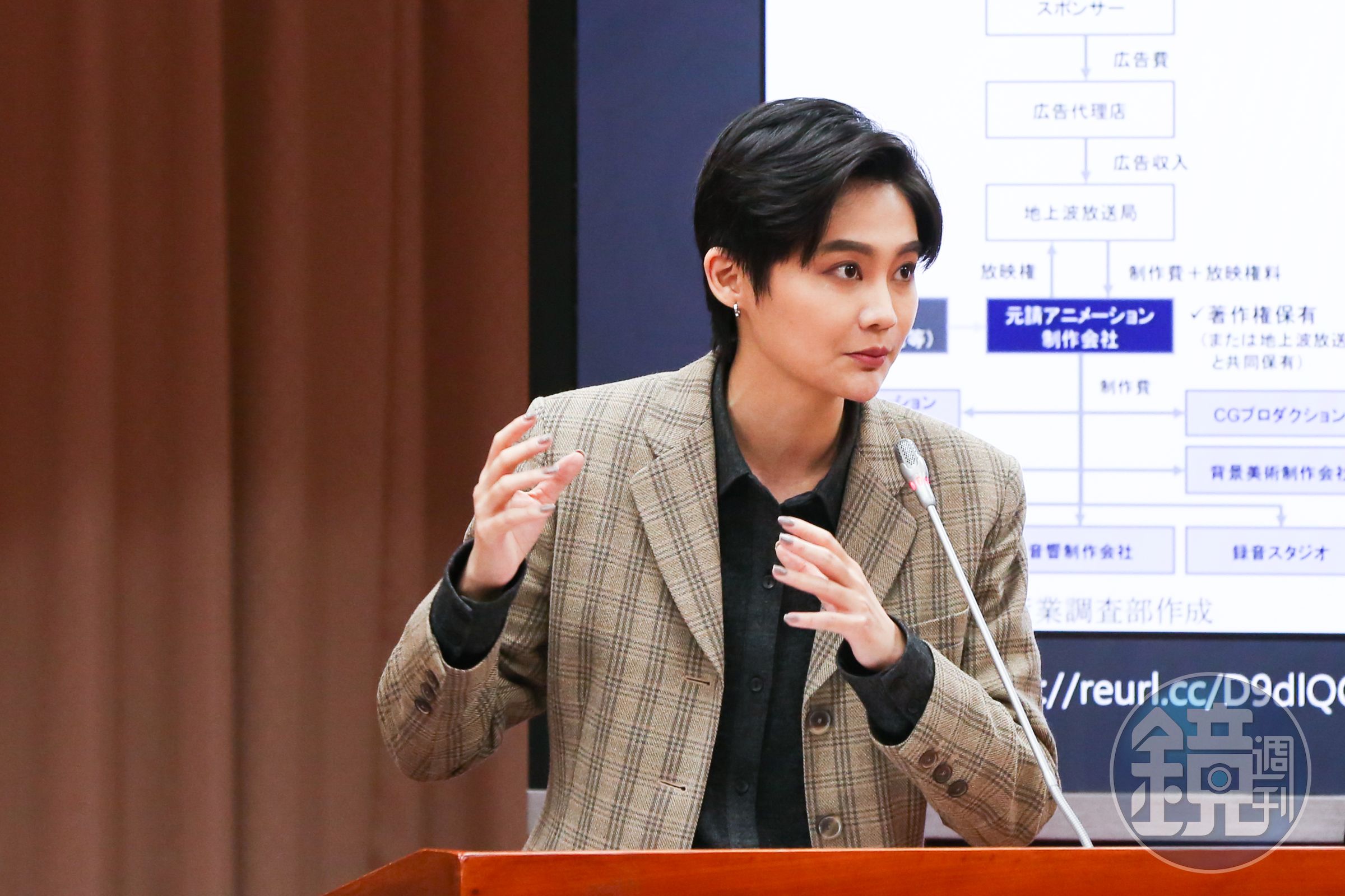 賴品妤(圖)今列出擔任立委3年多來的23項政績,並直接回嗆館長,「前4年新北市第12選區的區域立委叫做黃國昌。」(本刊資料照)