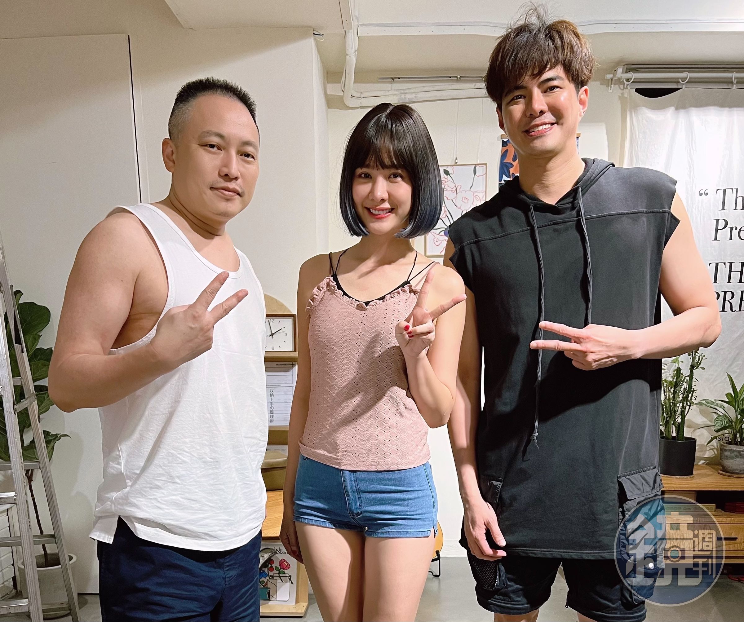 郭唐佑多年後再跟錢人豪導演合作十分開心。(孔雀魚劇組提供)