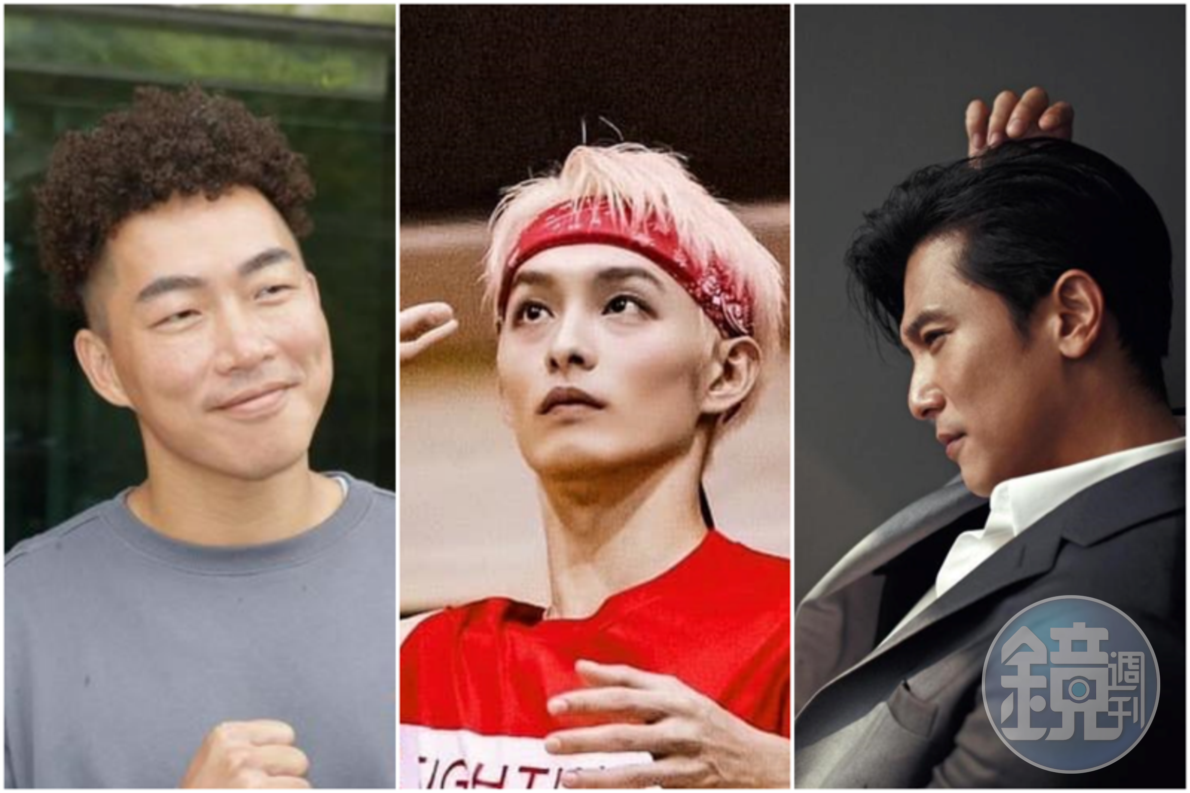 不少藝人前身是運動員,左起為郭泓志、曹佑寧及邱澤。(左起為本刊資料照、翻攝自曹佑寧臉書、本刊資料照)
