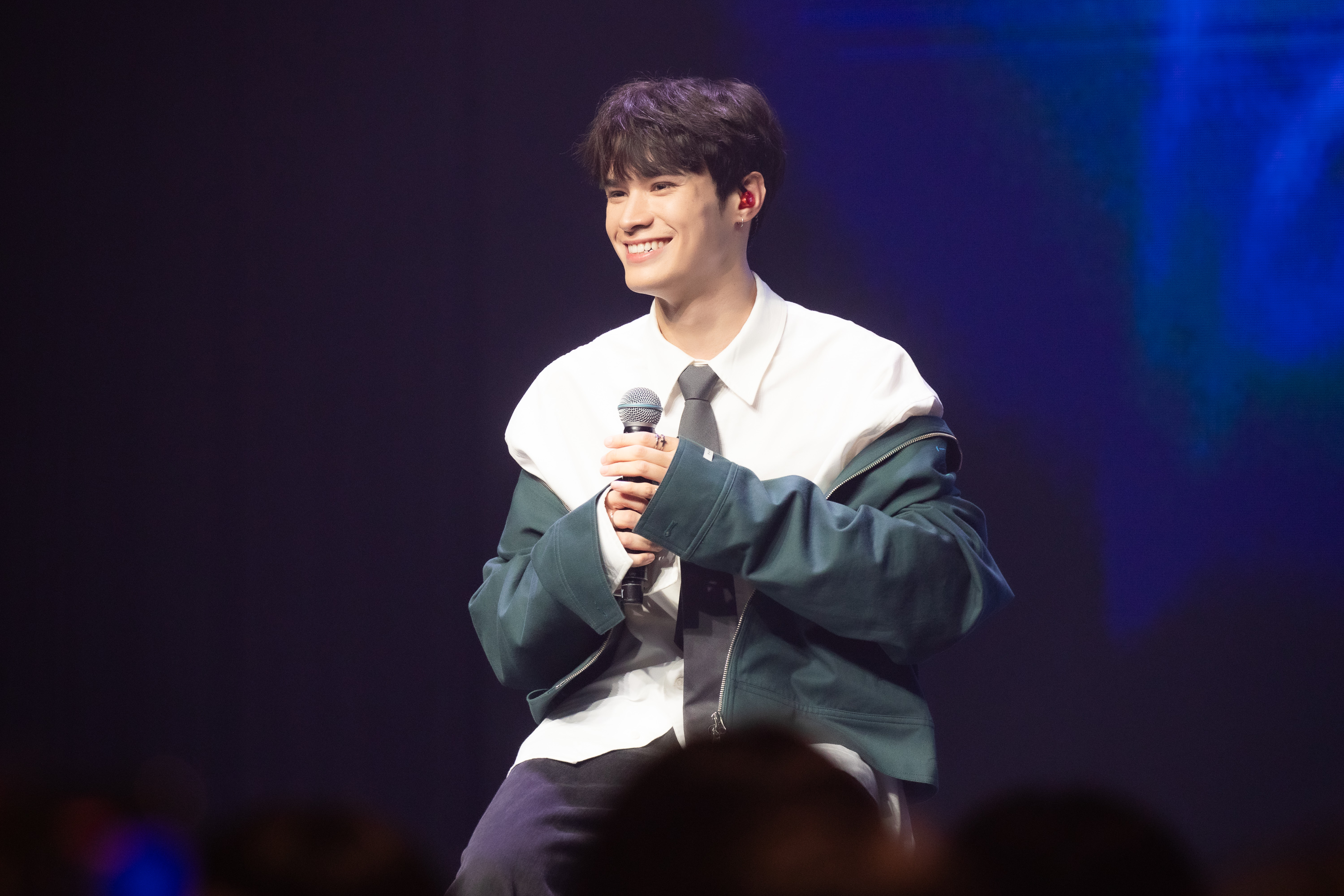 JAY第一次在台北舉辦個人粉絲見面會，與粉絲同樂。（ON INN ASIA 提供）