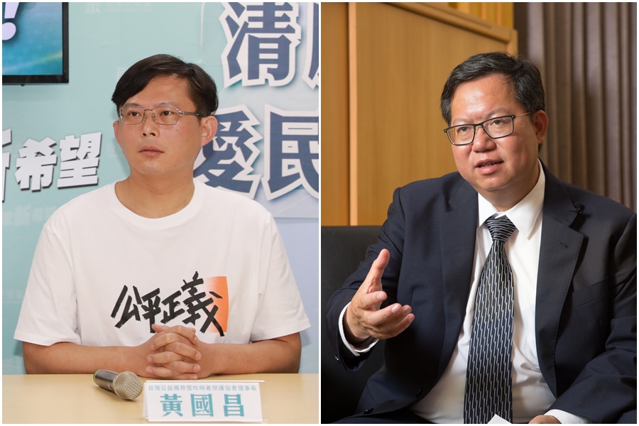 遭黃國昌（左圖）指控與「88會館」負責人郭哲敏關係匪淺，鄭文燦（右圖）臉書發文反擊。（本刊資料照）