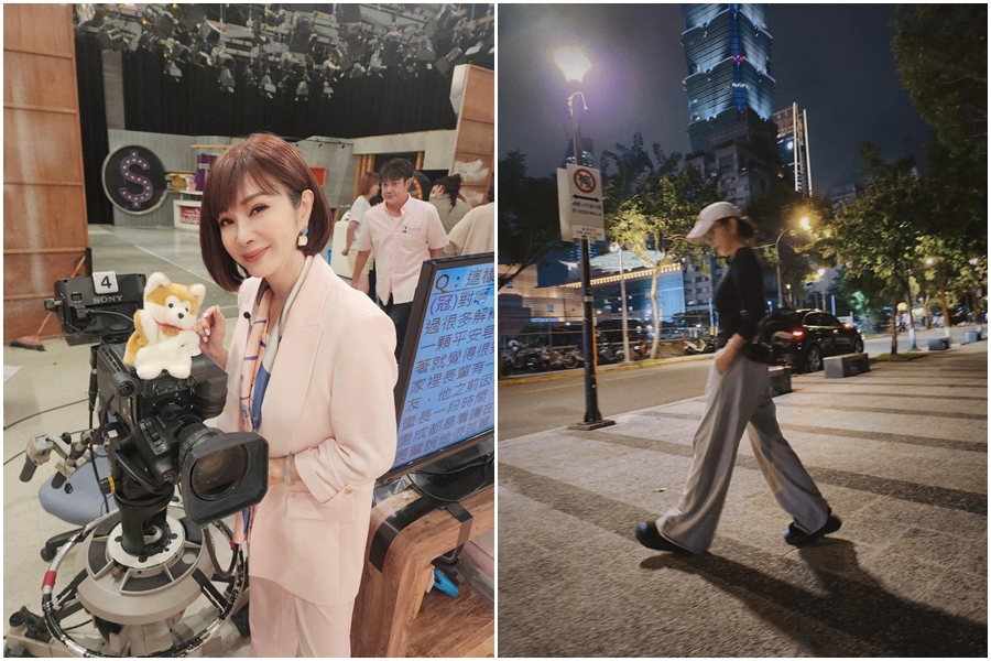 陳美鳳攔到一台計程車，上車後司機行為超詭異，嚇得她趕緊找理由下車逃離。（翻攝自陳美鳳 MeiFen臉書）