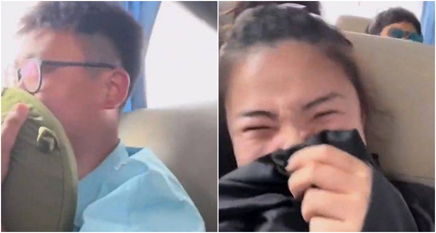 女子發文表示，遊覽車上的同車男不斷放屁，臭到整車人都受不了！（翻攝抖音）