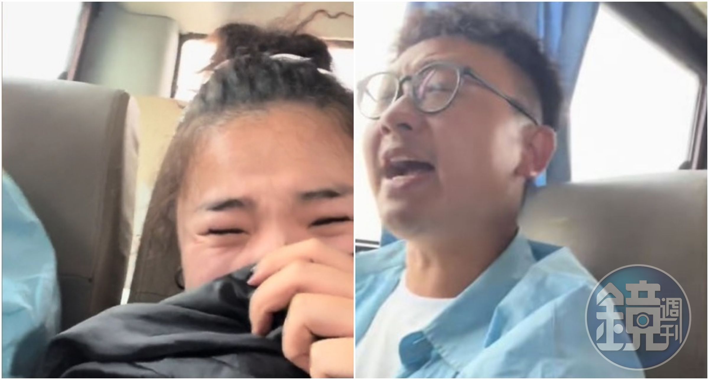 一旁友人也被醺到受不了,氣到大罵:「要死了,機關槍啊?」(翻攝抖音)