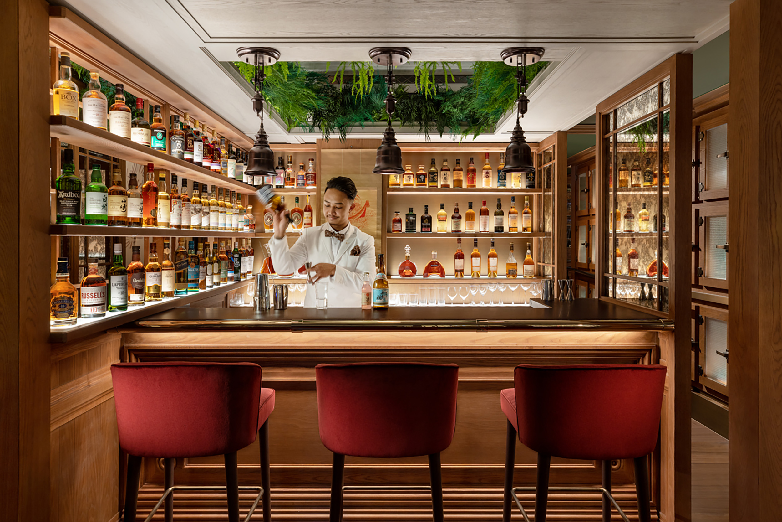 The Aubrey的飲酒空間分為三區,每個場域都有各自供應的日式主題酒類。(The Aubrey提供)